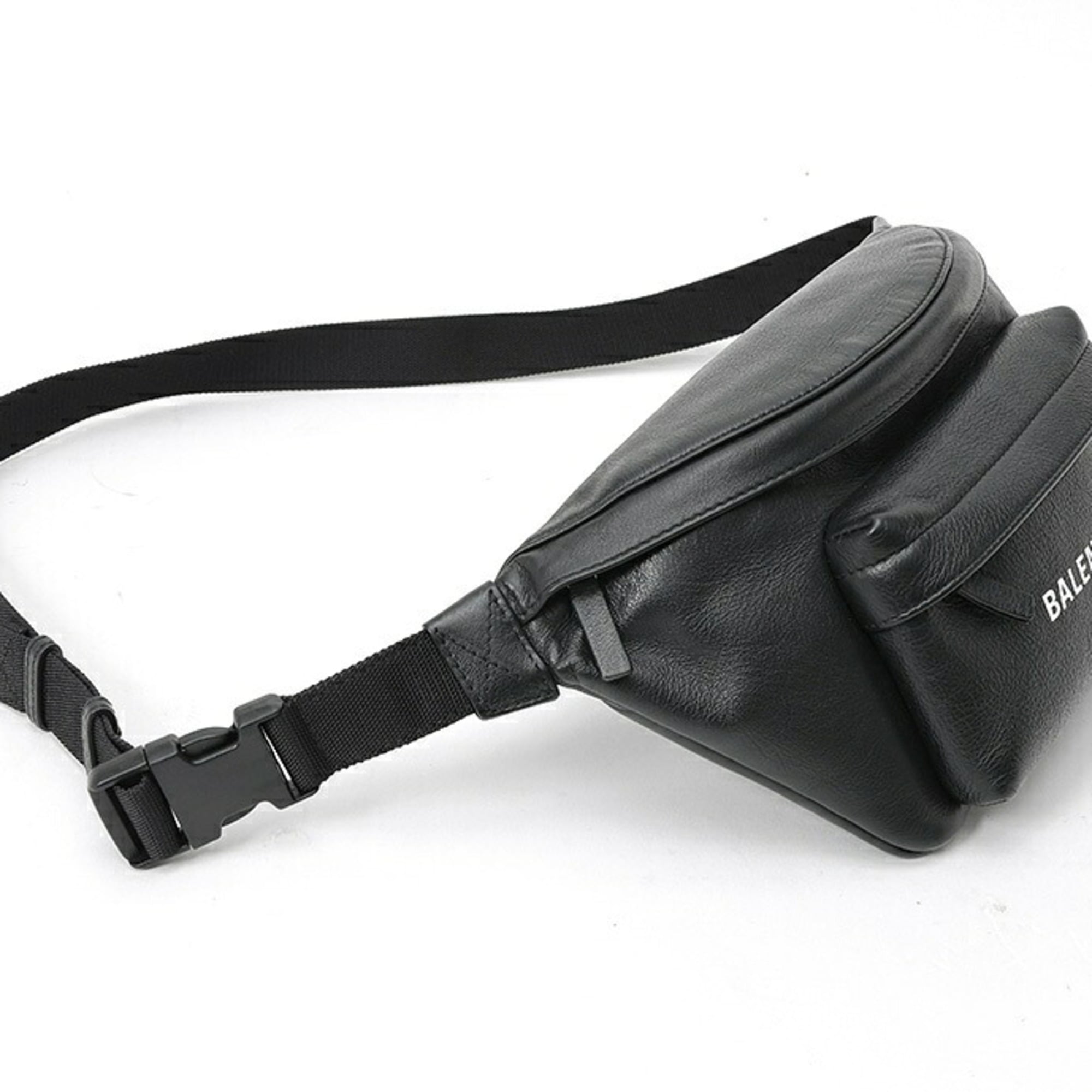 Balenciaga Black Leather Sling Bag (Pre-Owned)