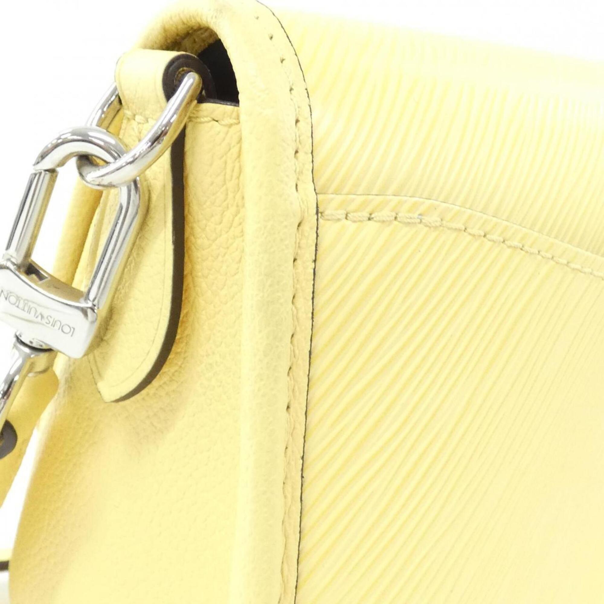 Louis Vuitton Jaune Yellow Leather Shoulder Bag (Pre-Owned)