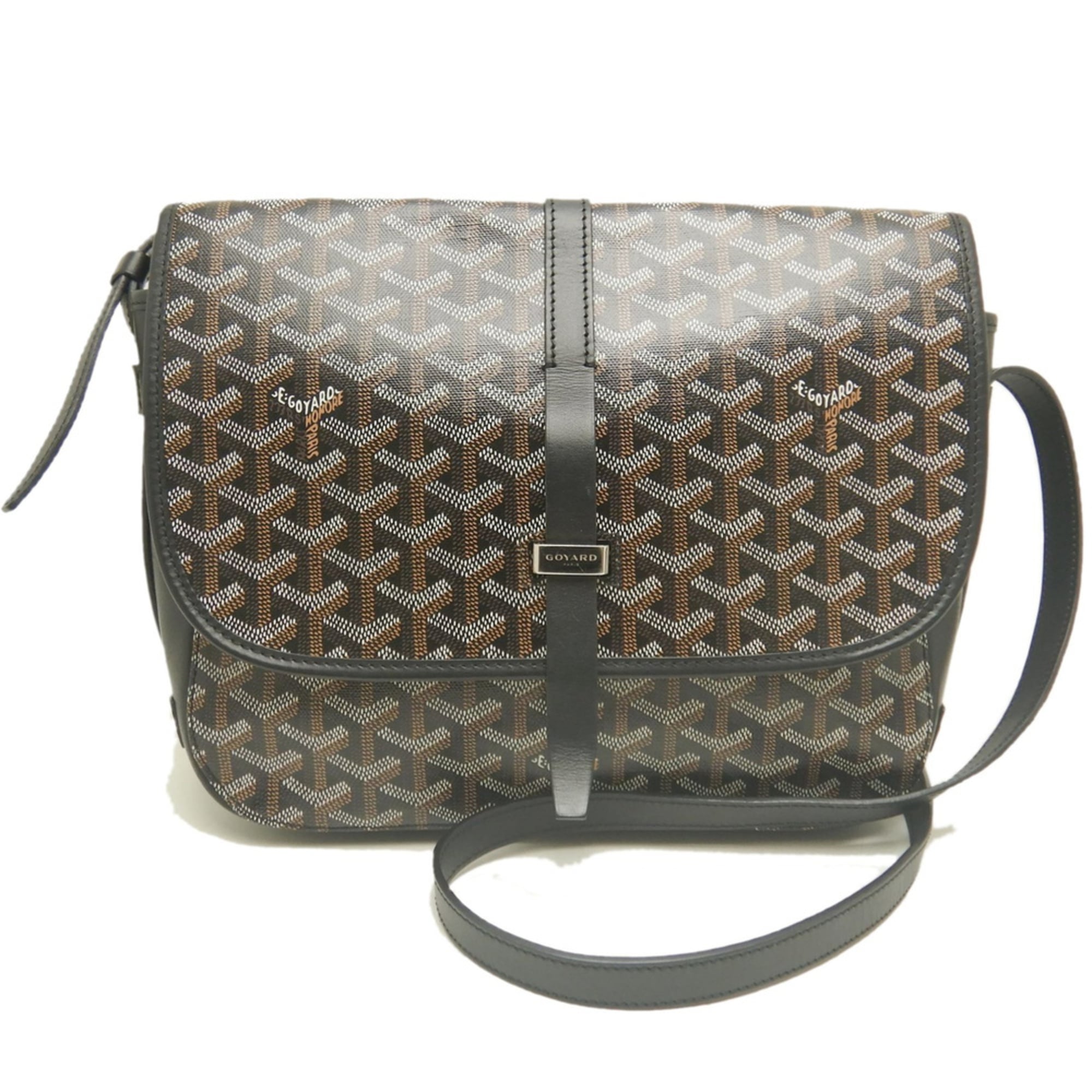 Goyard Black Coated Canvas Shoulder Bag (Pre-Owned)