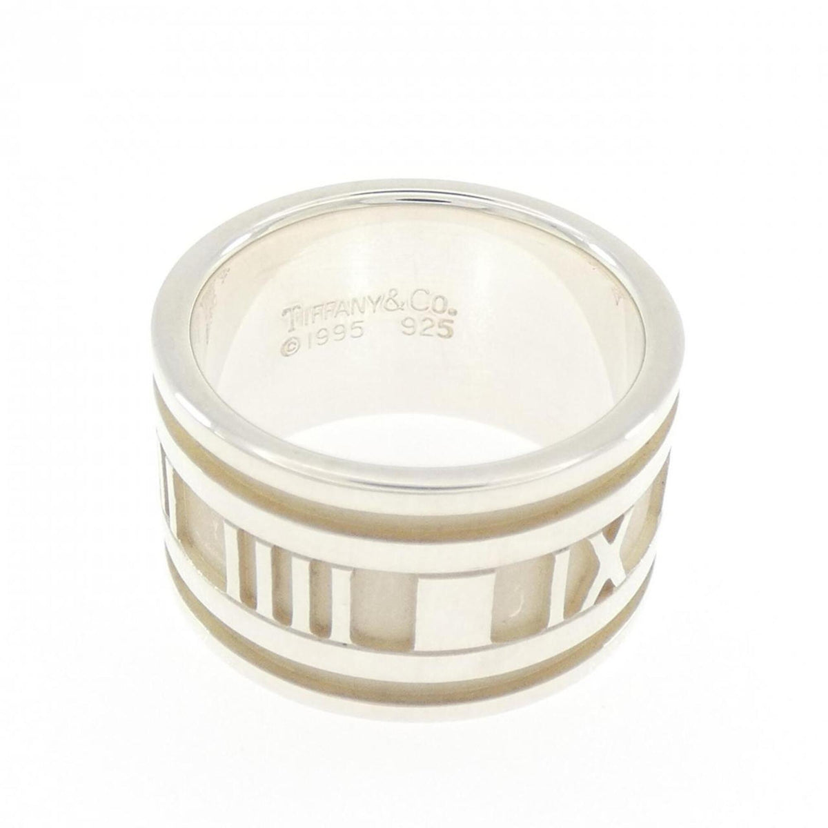 Tiffany Silver Silver 925 Band Ring (Pre-Owned)