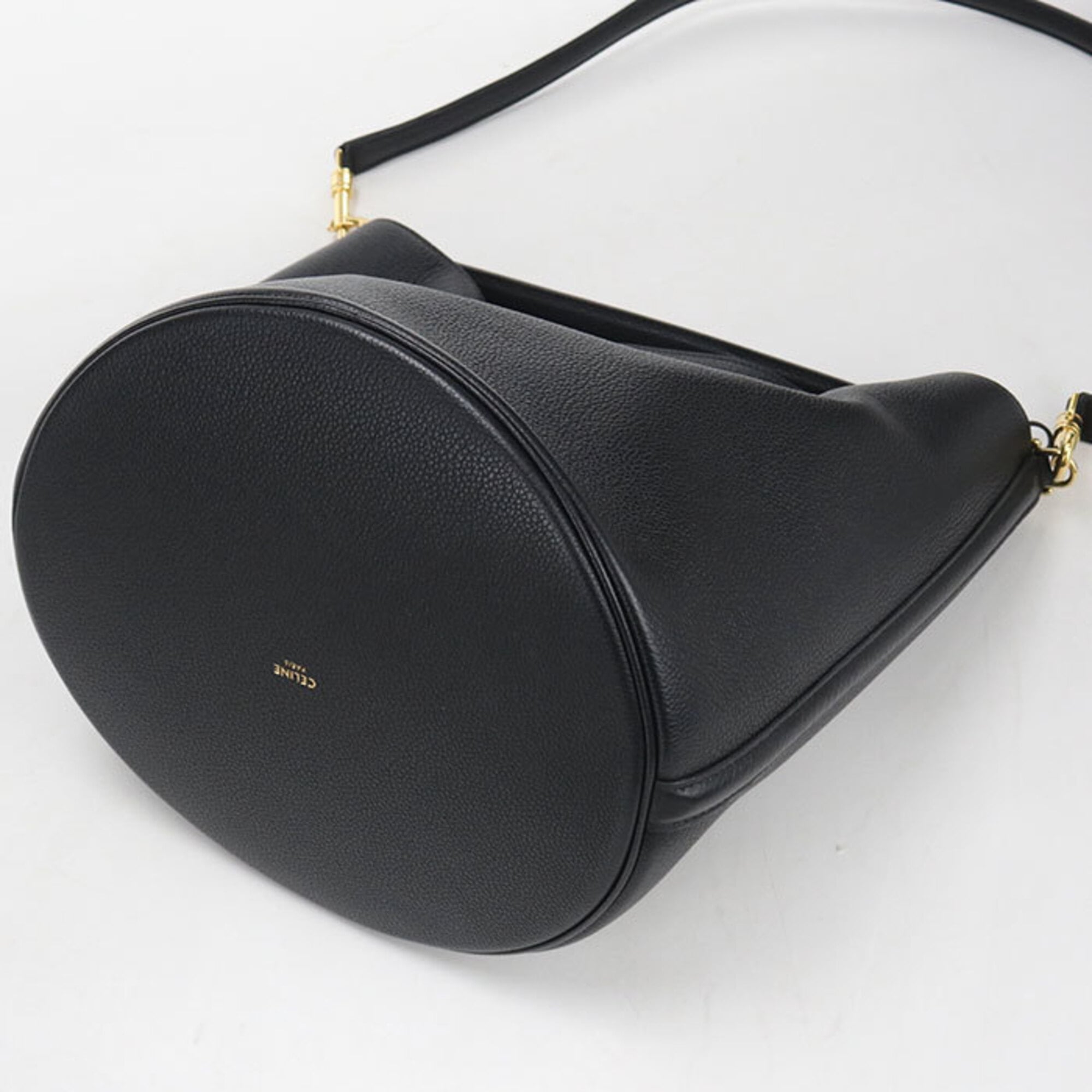 Celine Black Leather Handbag Pouch (Pre-Owned)