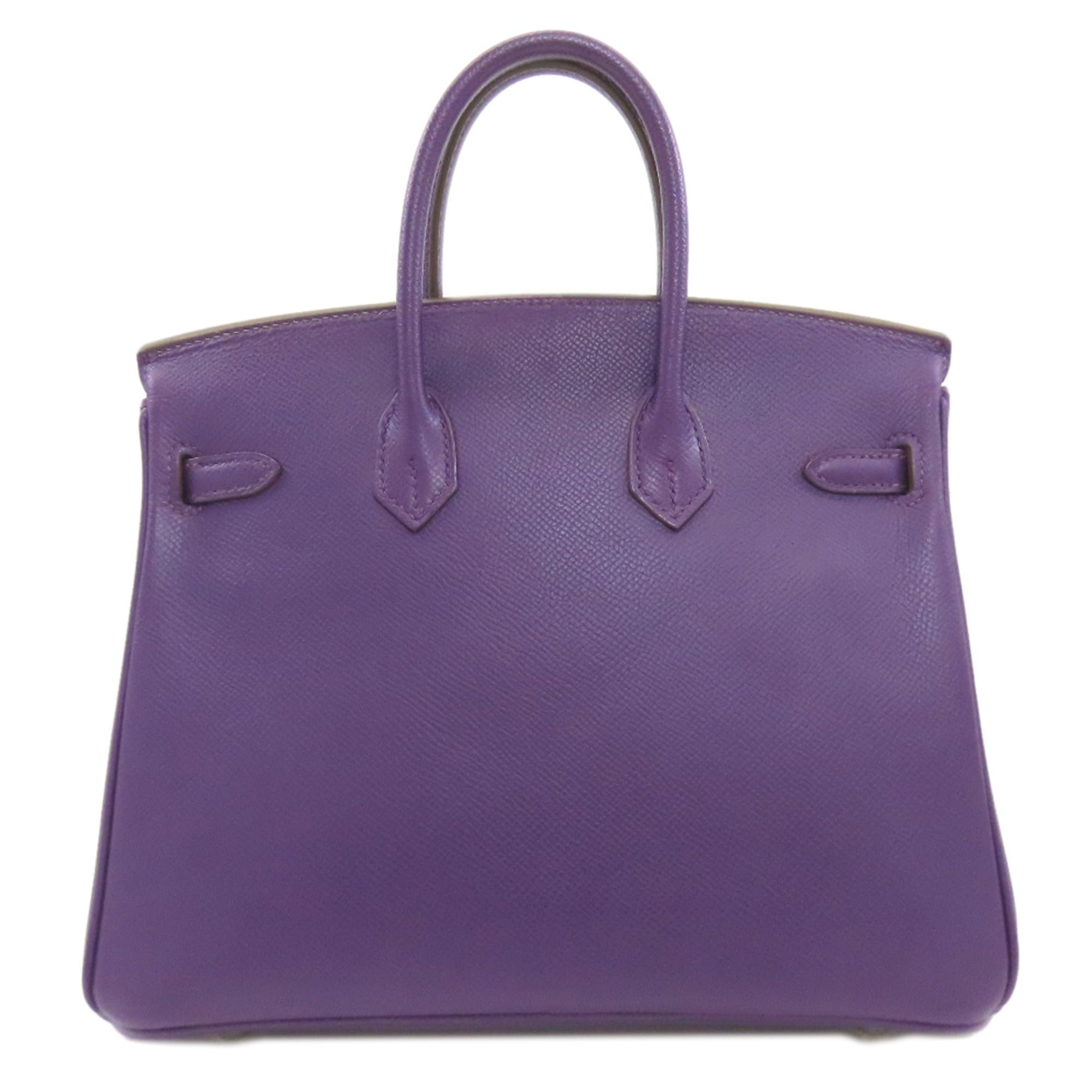 Hermes Purple Epsom Leather Handbag (Pre-Owned)