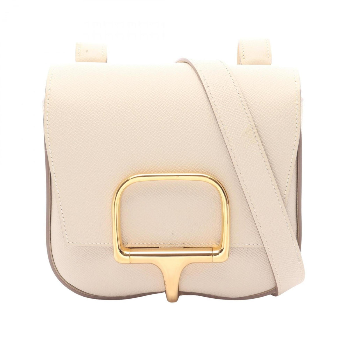 Hermes Ivory Epsom Leather Leather Handbag Shoulder Bag (Pre-Owned)