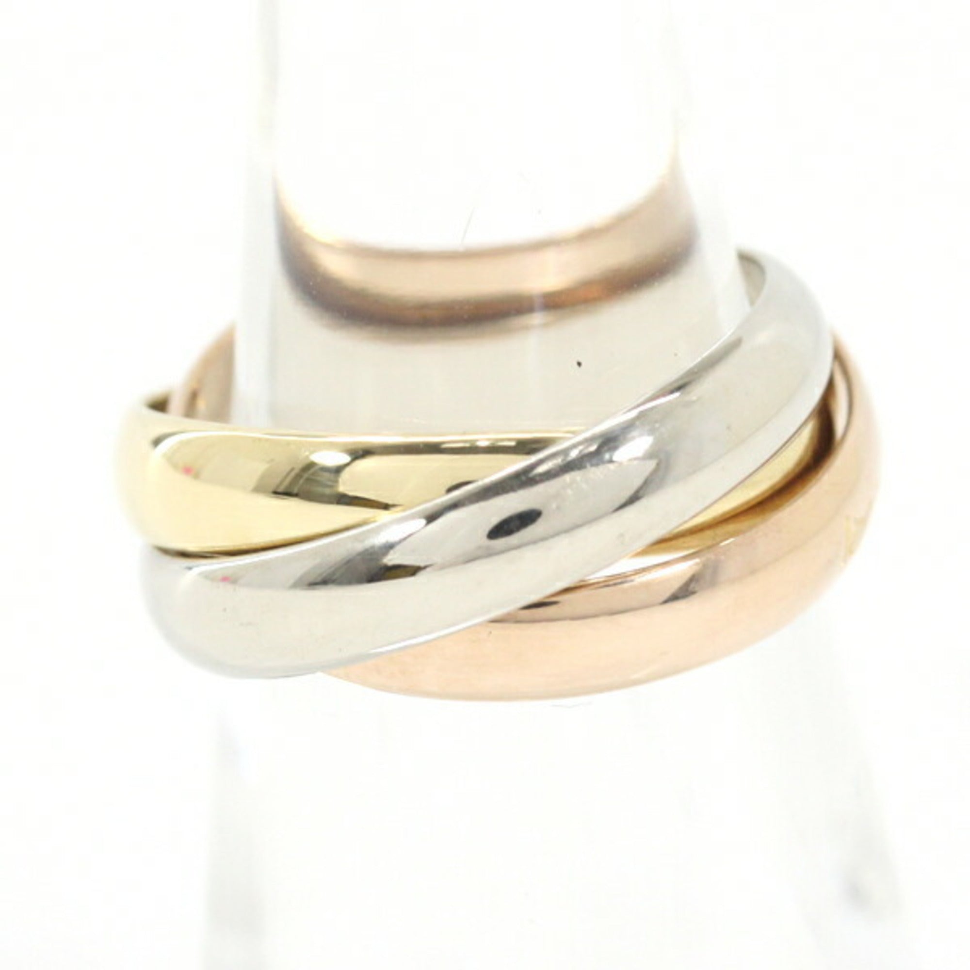 Cartier Pink Gold White Gold Yellow Gold Yellow Gold (18K) Pink Gold (18K) White Gold (18K) Band Ring (Pre-Owned)