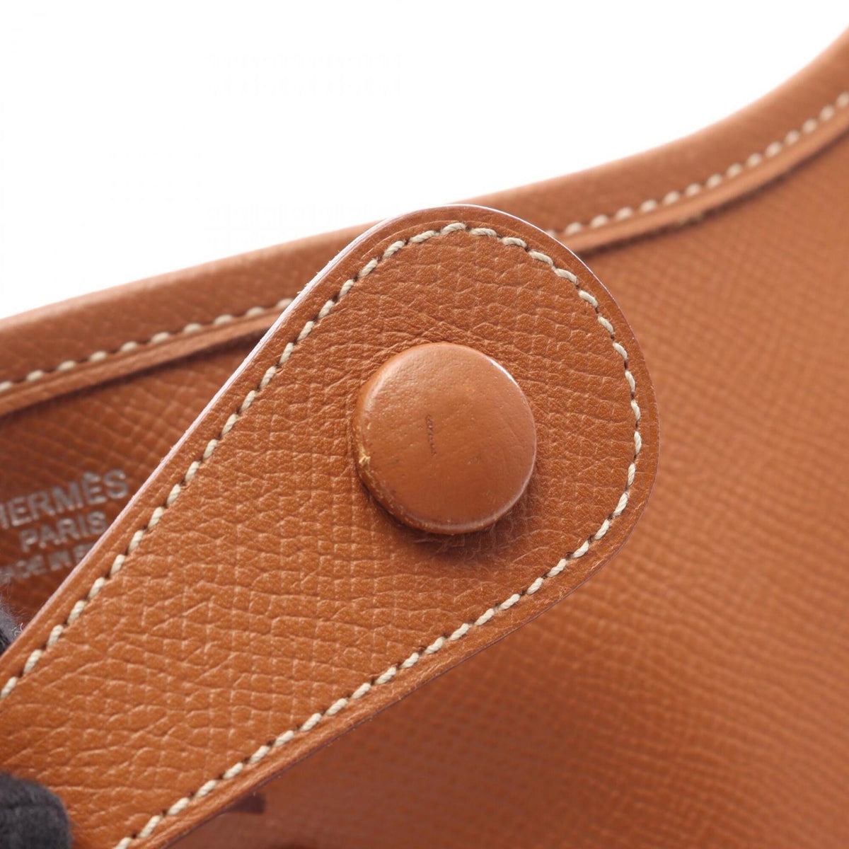 Hermes Brown Epsom Leather Handbag Shoulder Bag (Pre-Owned)