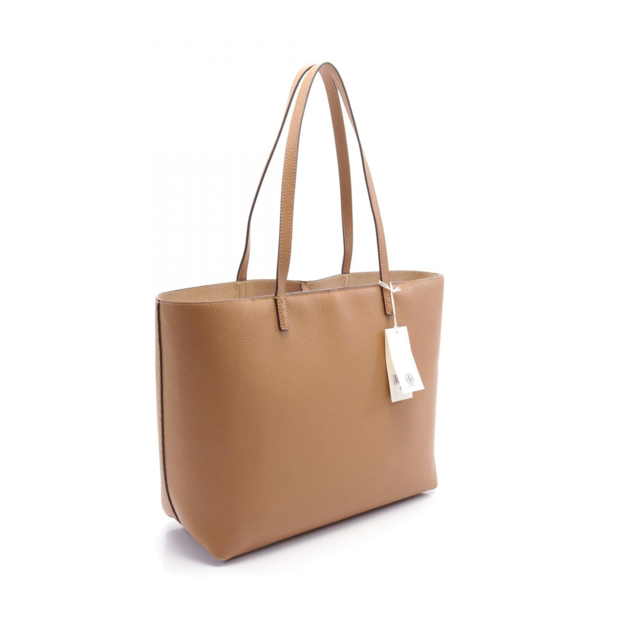 Tory Burch Brown Leather Tote Bag