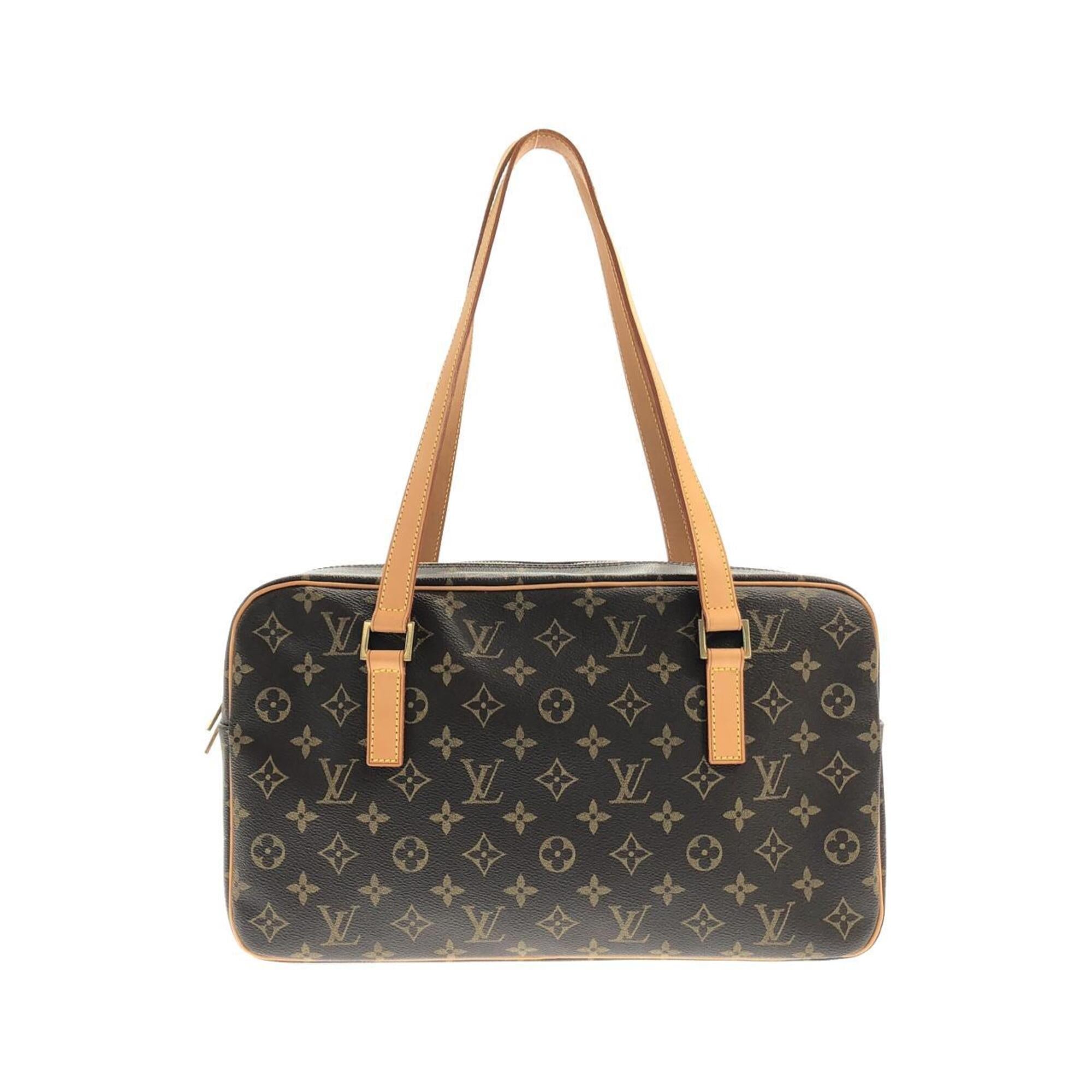 Louis Vuitton Monogram Marron Coated Canvas Shoulder Bag (Pre-Owned)