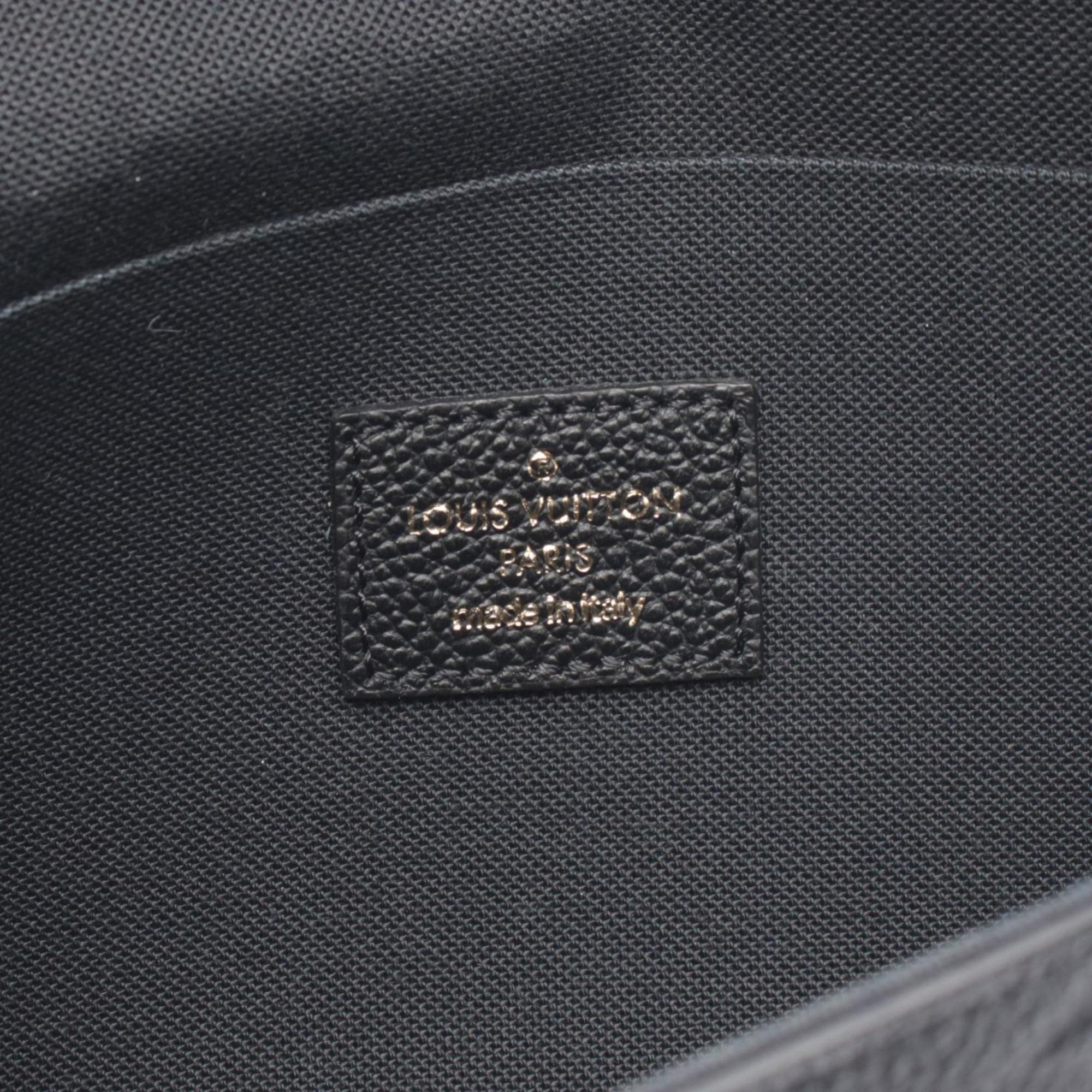 Louis Vuitton Black Noir Monogram Empreinte Handbag Pochette Pouch Shoulder Bag (Pre-Owned)