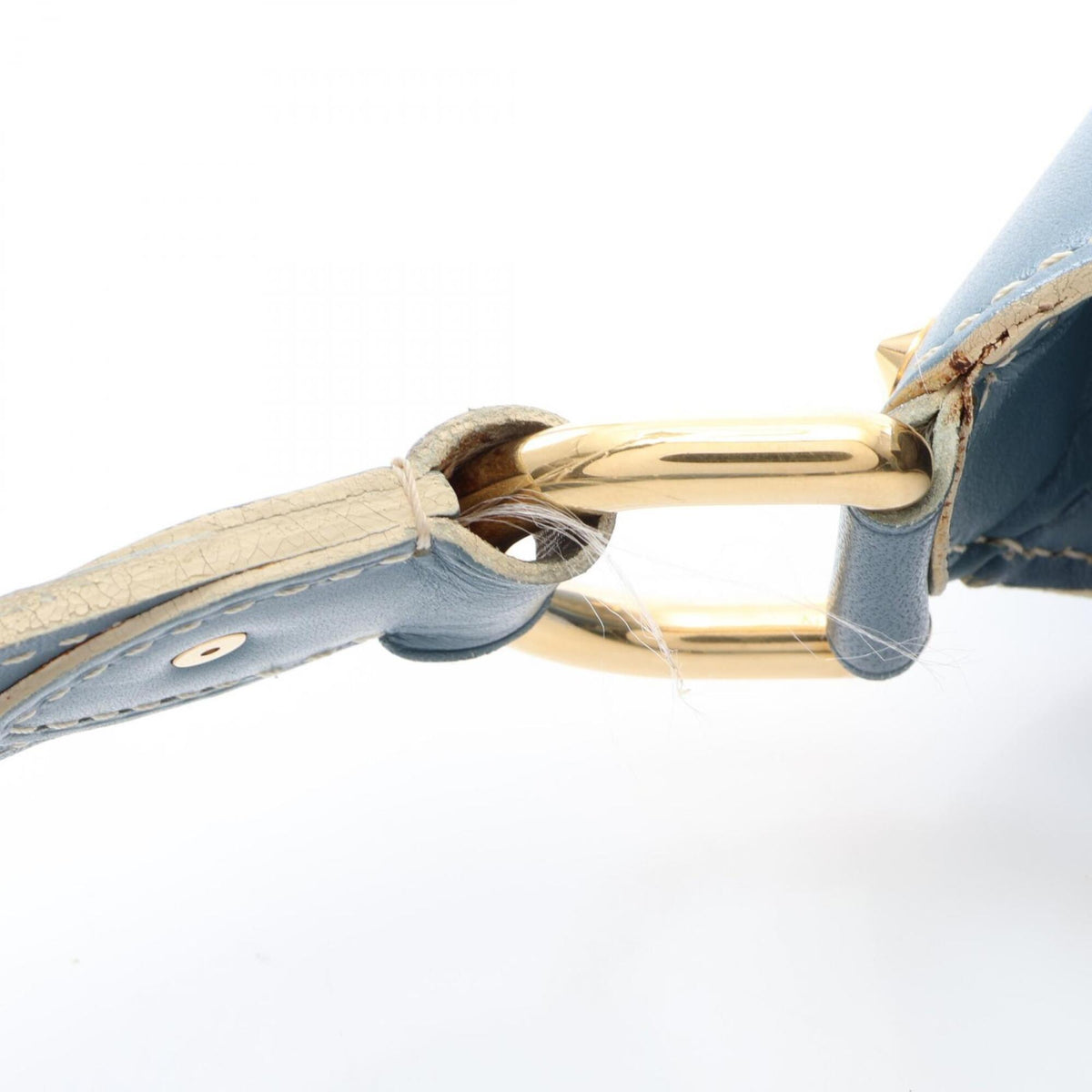 Louis Vuitton Blue Suhali Leather Handbag Shoulder Bag (Pre-Owned)