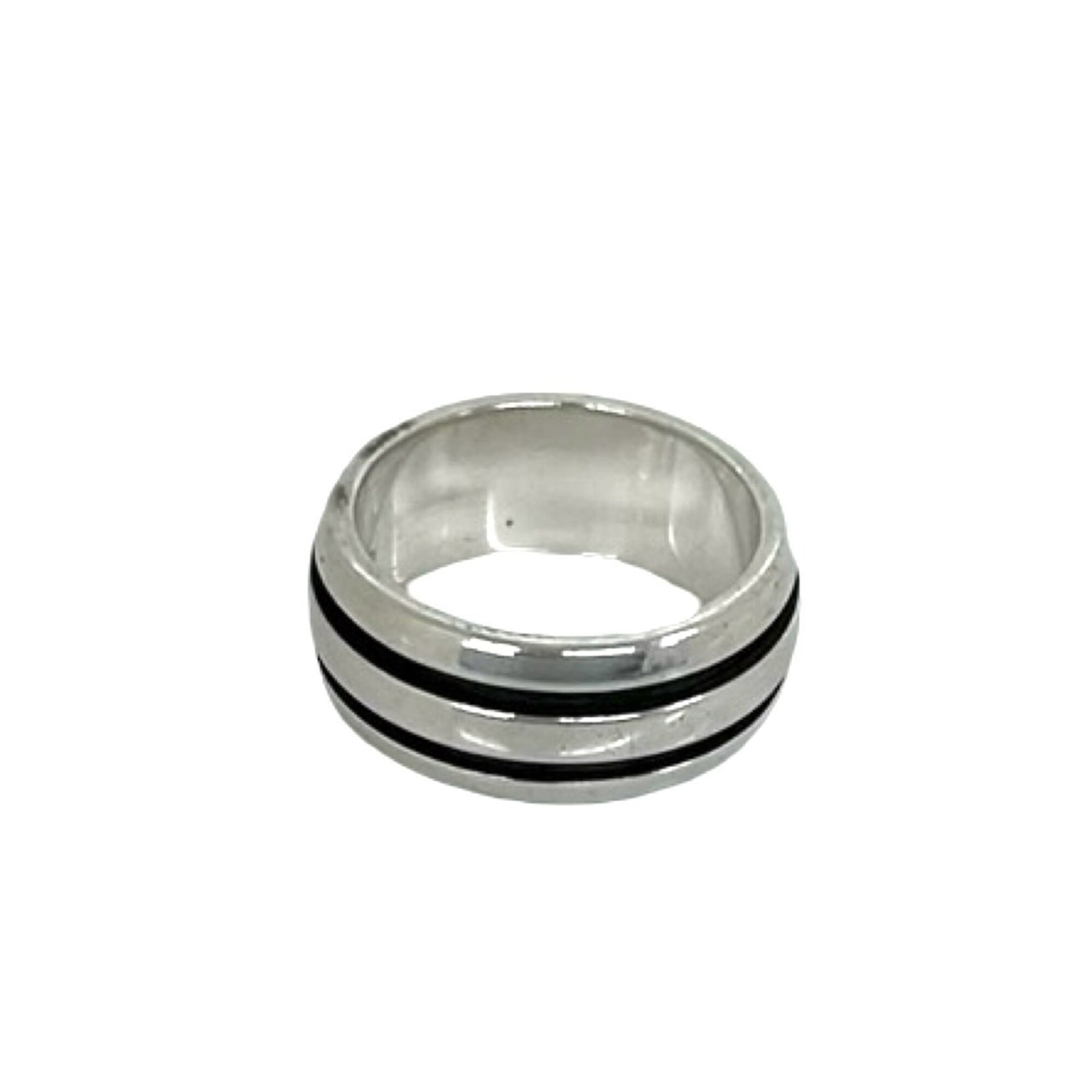 Tiffany Silver Silver 925 Band Ring (Pre-Owned)
