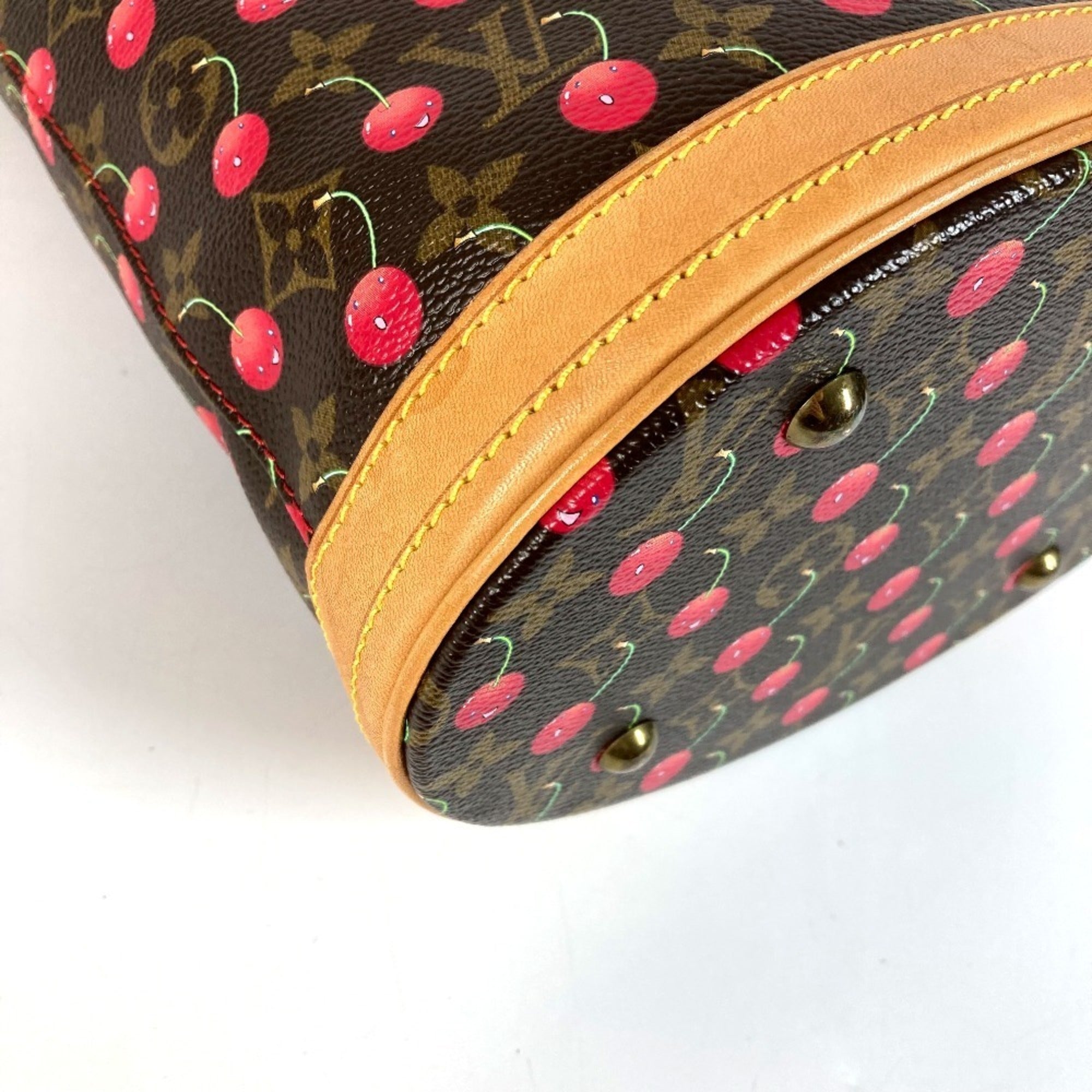 Louis Vuitton Monogram Cherry Brown Monogram Cherry Red Color Shoulder Bag Tote Bag (Pre-Owned)
