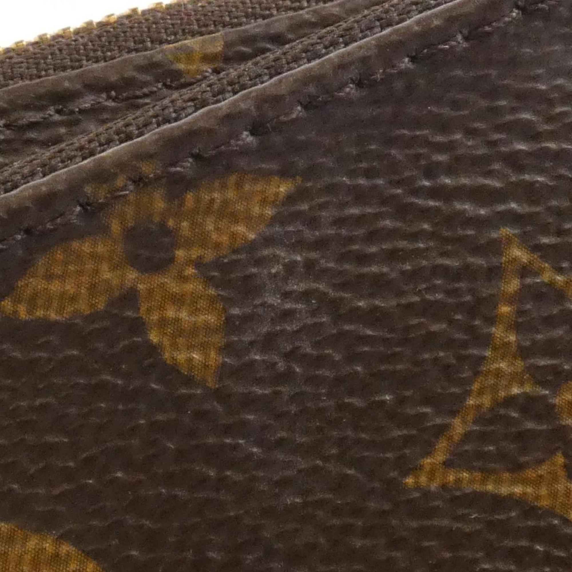 Louis Vuitton Khaki Marron Coated Canvas Pochette Pouch Shoulder Bag (Pre-Owned)