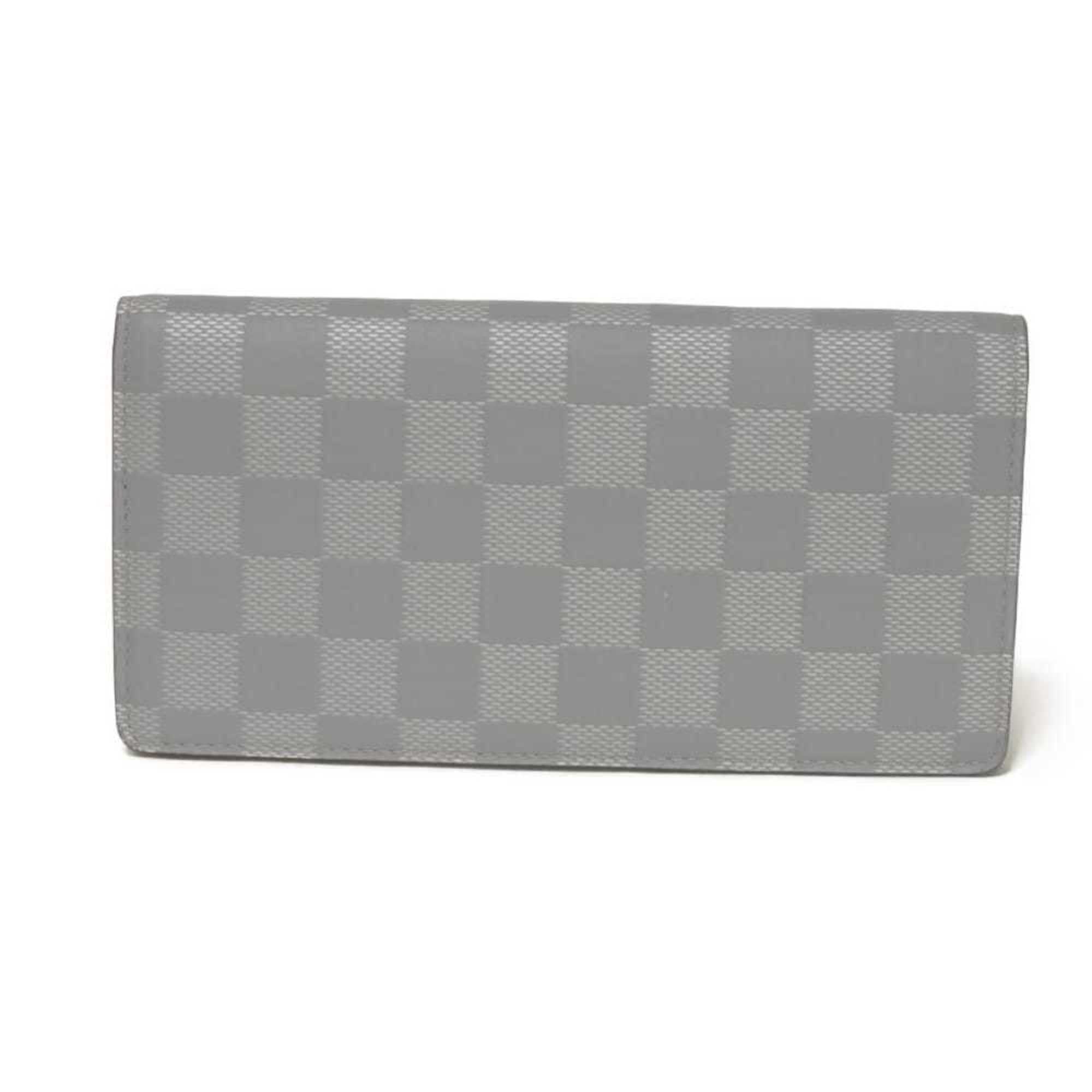 Louis Vuitton Damier Infini Gray Damier Infini Long Wallet (Bi-Fold) (Pre-Owned)
