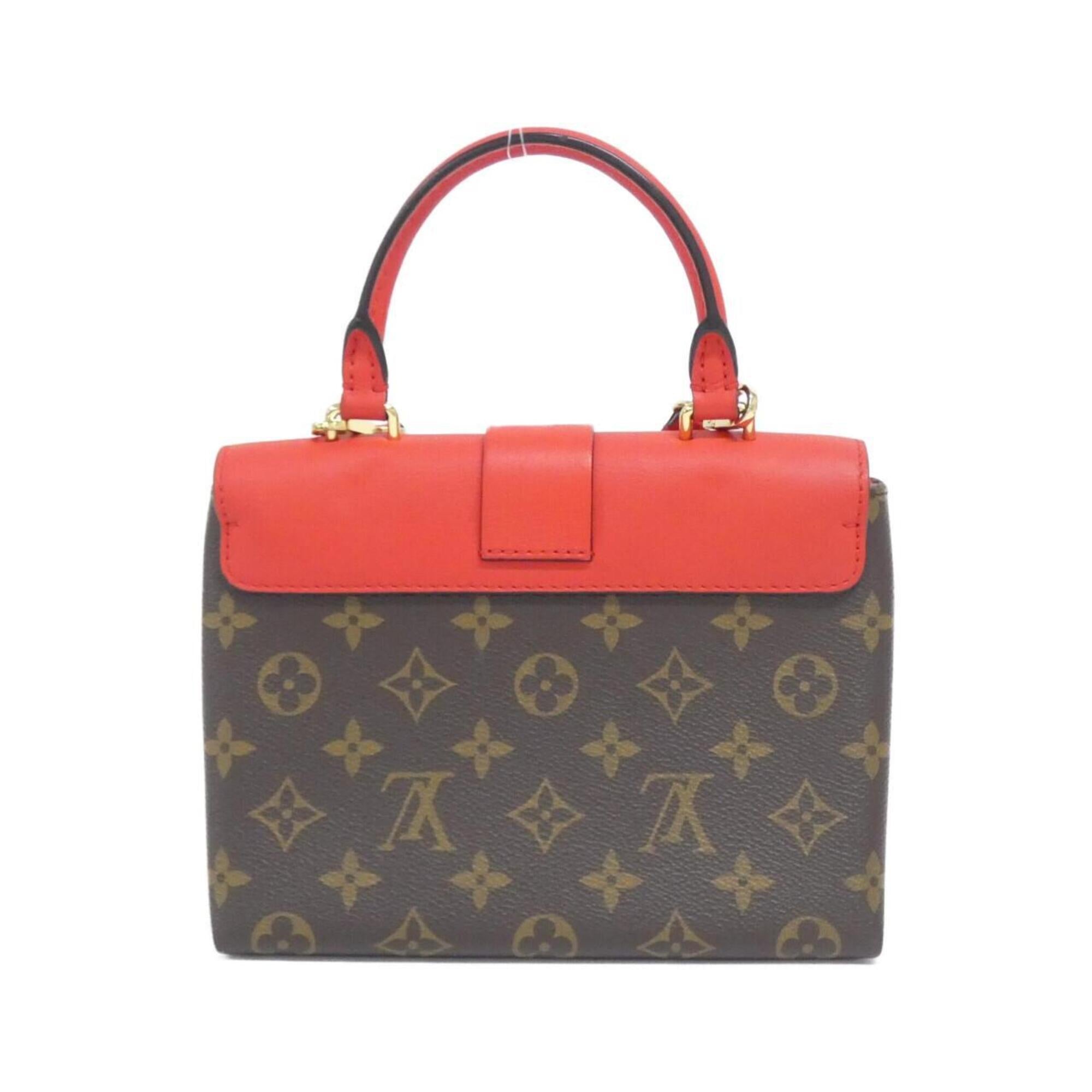 Louis Vuitton Coquelicots Marron Coated Canvas Leather Handbag (Pre-Owned)