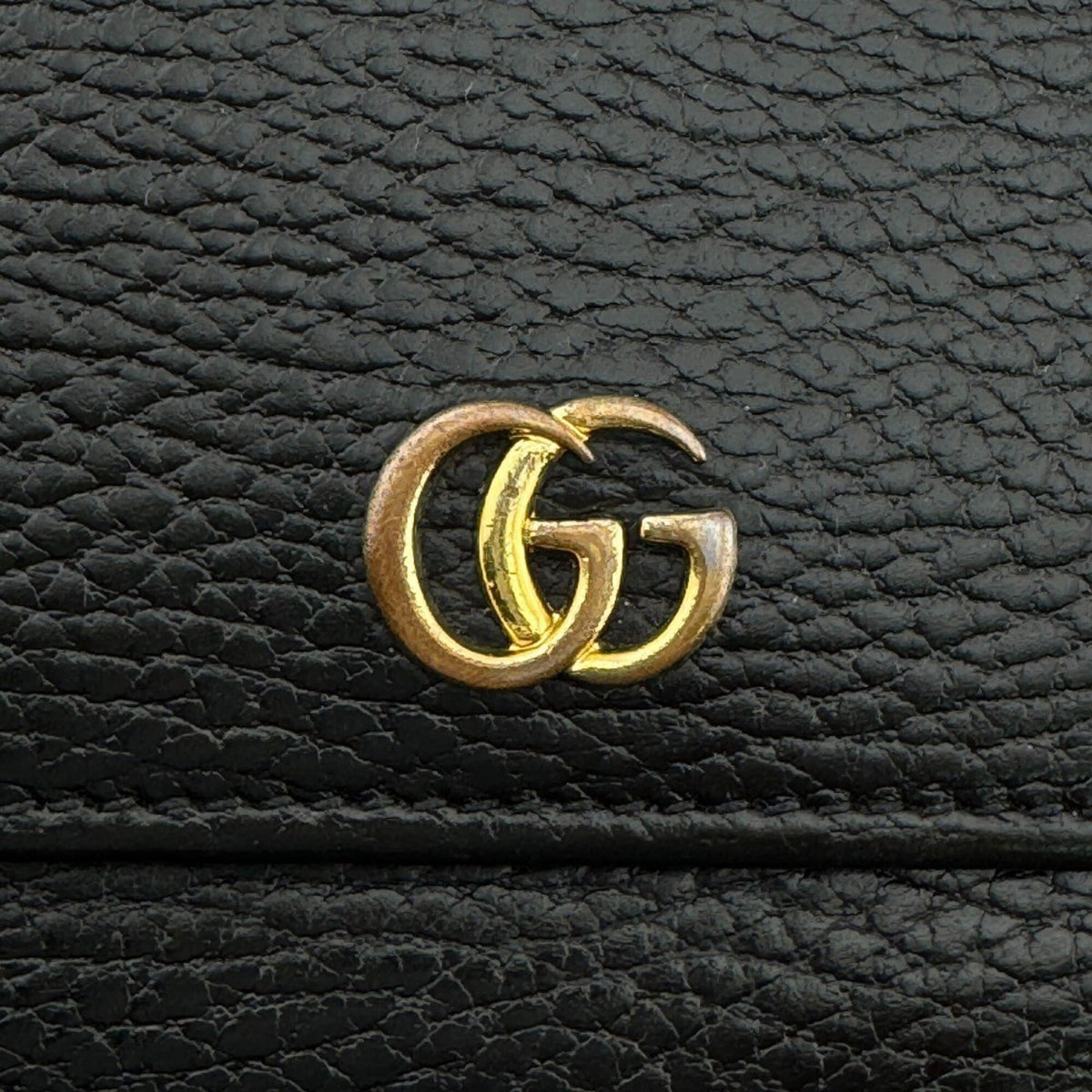 Gucci Black Leather Long Wallet (Bi-Fold) (Pre-Owned)