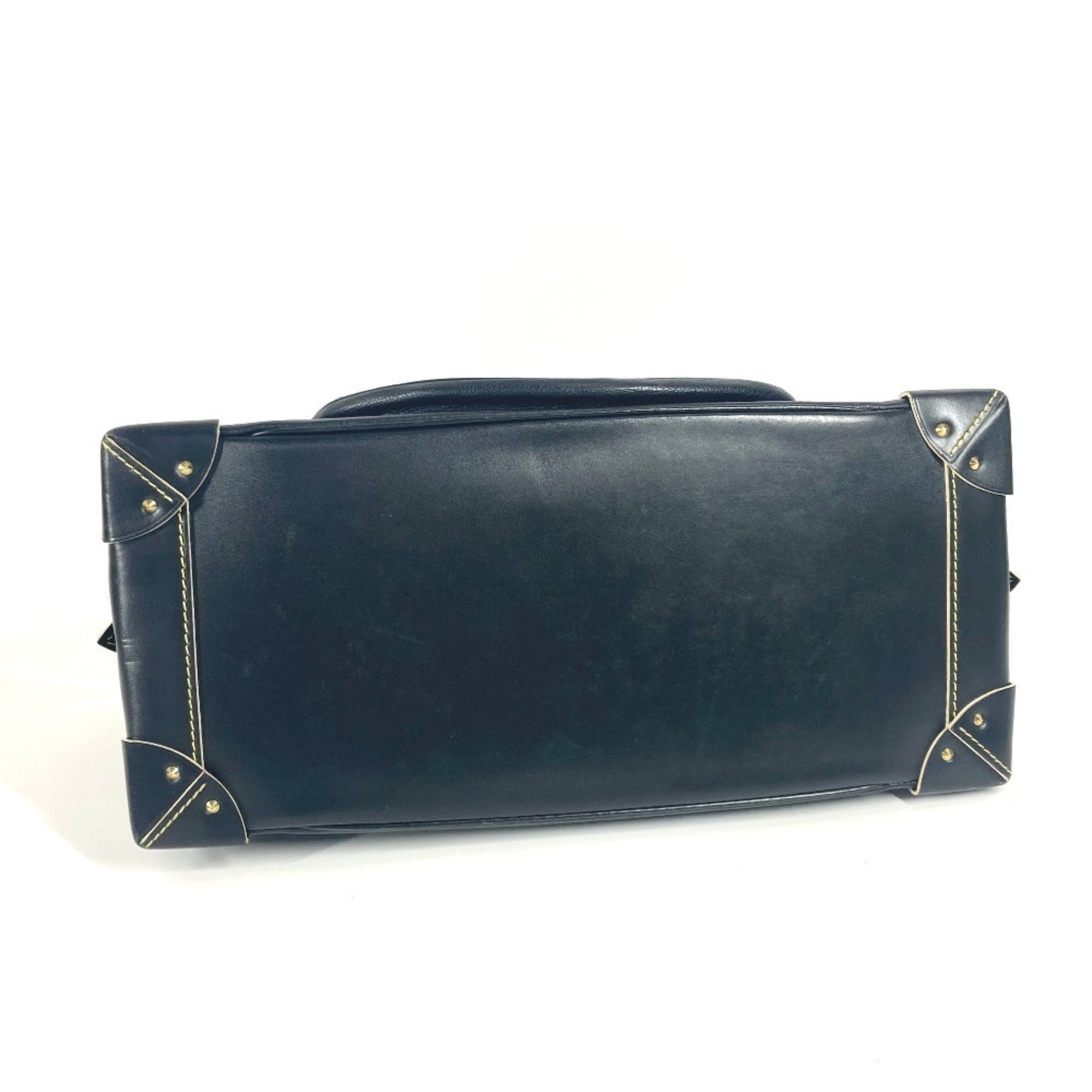 Louis Vuitton Suhali Black Noir Suhali Leather Boston Bag Handbag Shoulder Bag (Pre-Owned)