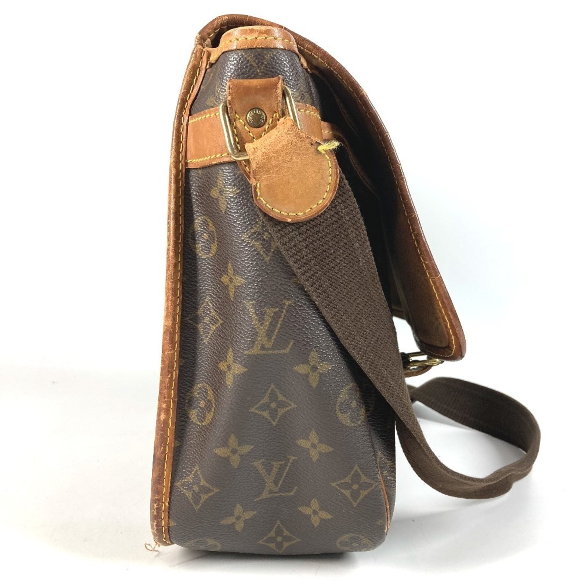 Louis Vuitton Brown Galle Monogram Monogram Messenger Bag Shoulder Bag (Pre-Owned)