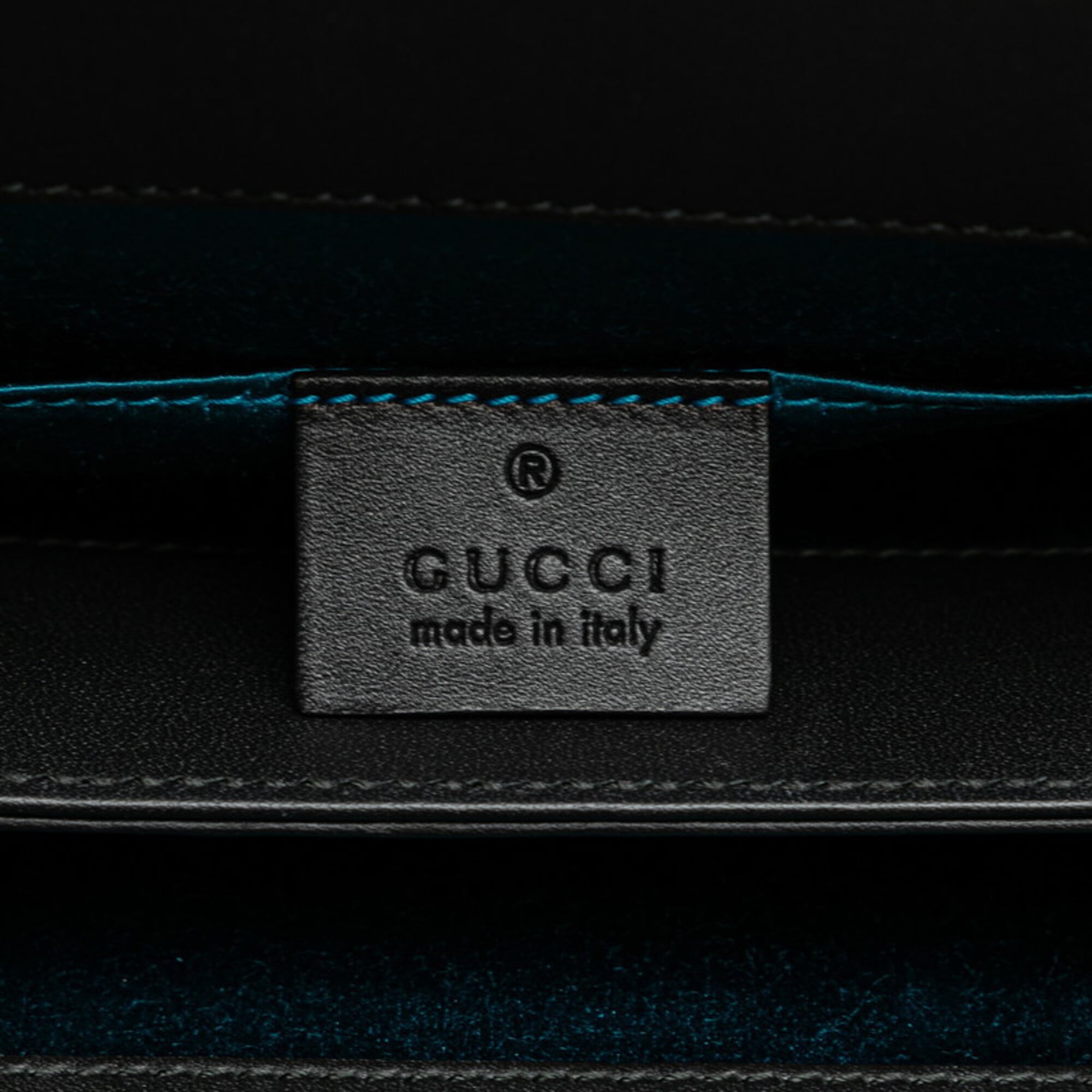 Gucci Black Suede Leather Shoulder Bag (Pre-Owned)
