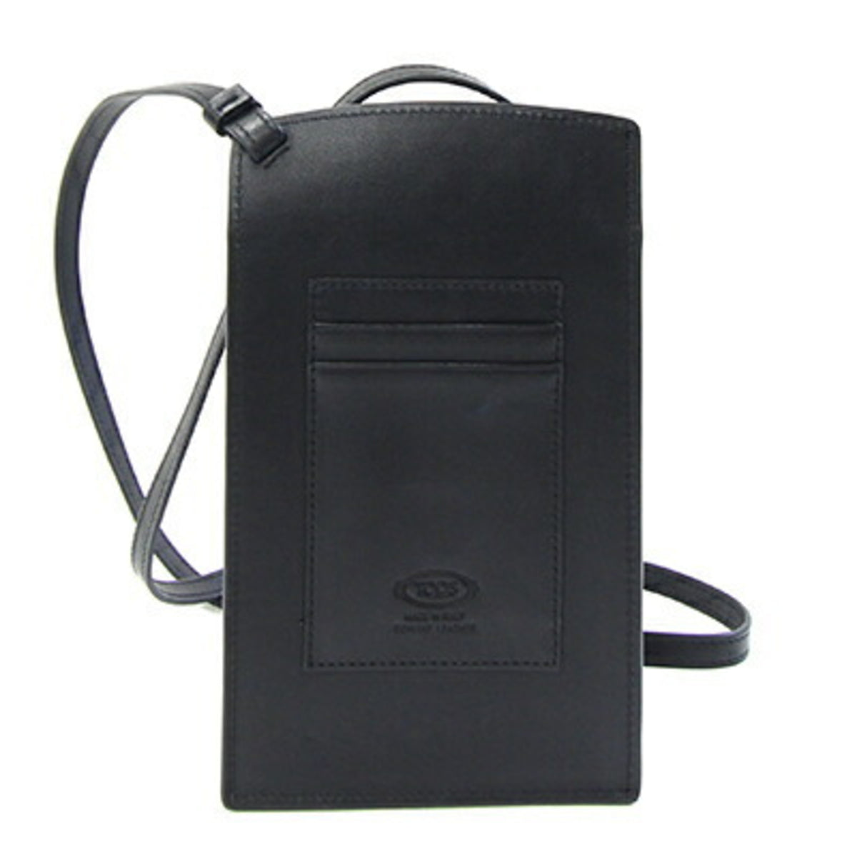Tod's Black Leather Pochette Shoulder Bag (Pre-Owned)