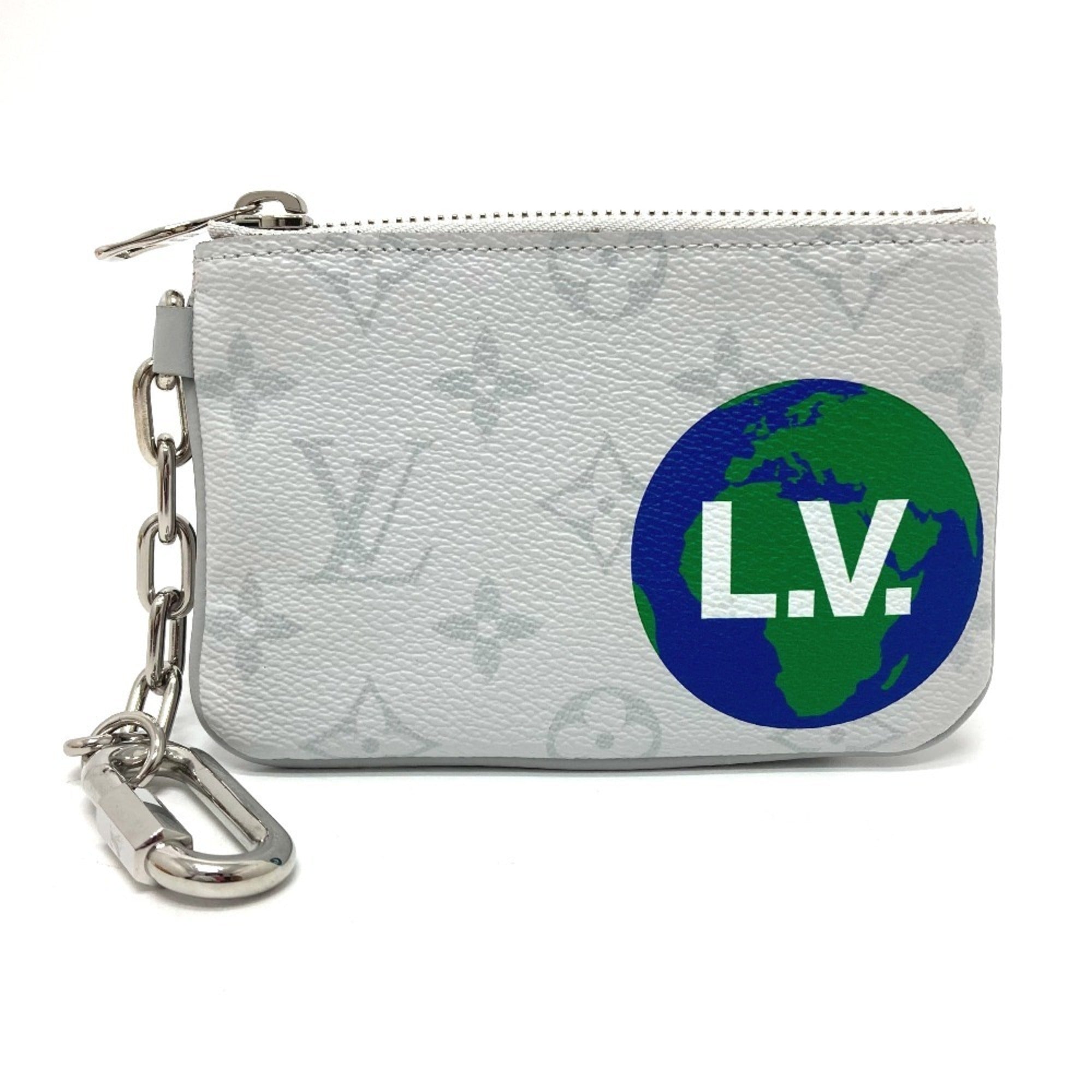 Louis Vuitton Monogram White Monogram Coin Purse/Coin Case (Pre-Owned)