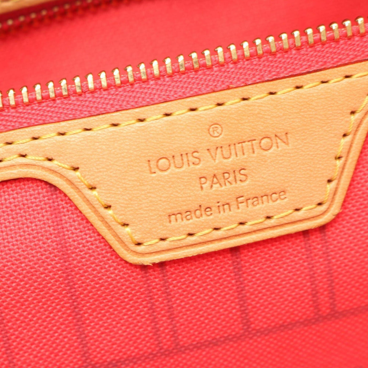 Louis Vuitton Brown Grenade Monogram Pink Monogram Leather Handbag Tote Bag (Pre-Owned)