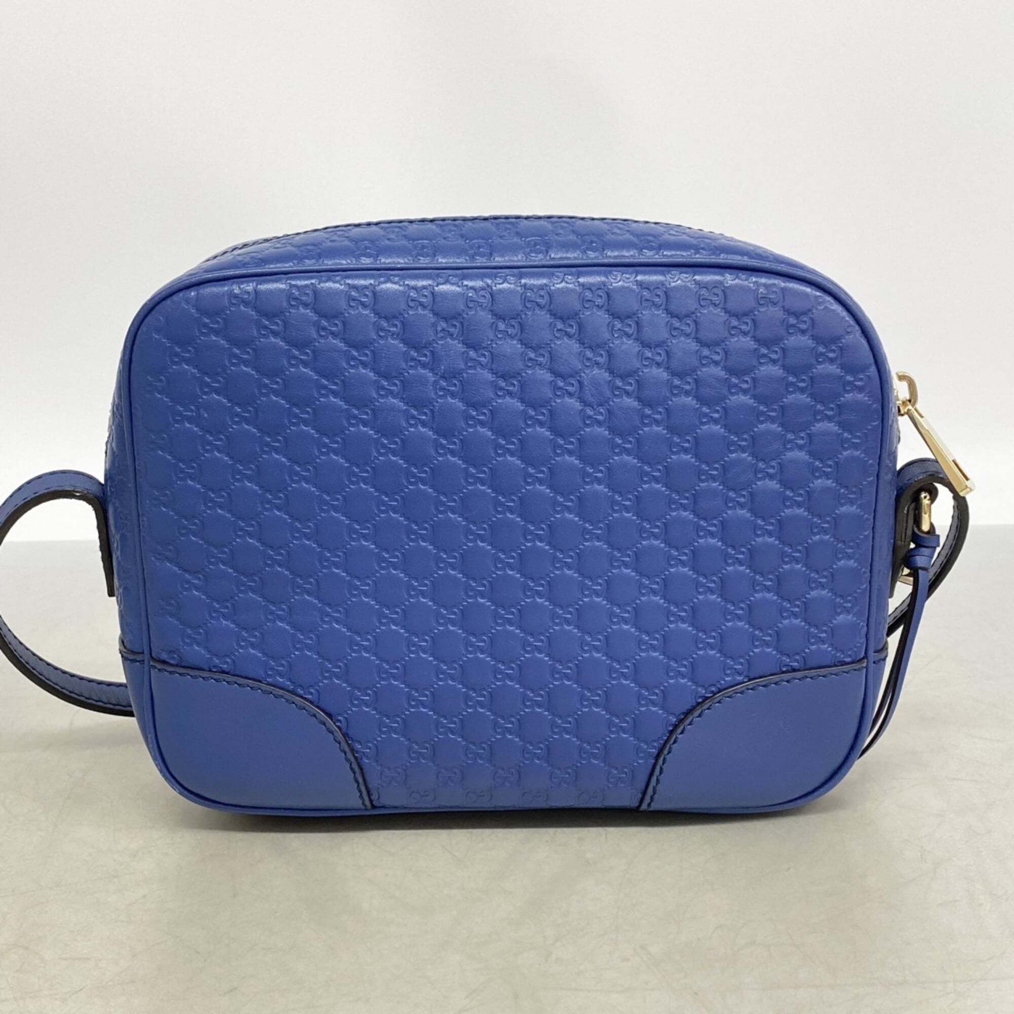 Gucci Blue Leather Shoulder Bag (Pre-Owned)