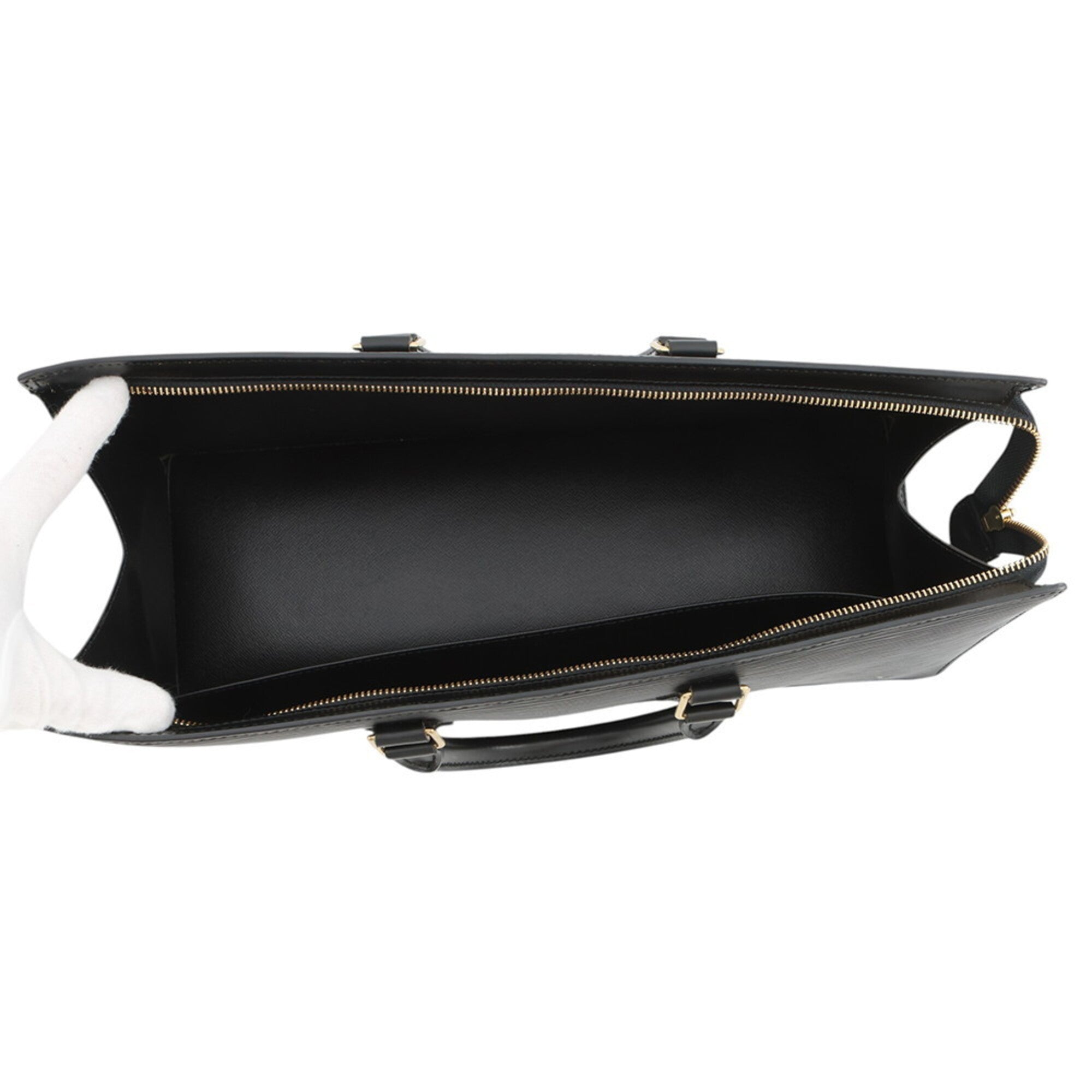 Louis Vuitton Black Noir Epi Leather Handbag (Pre-Owned)