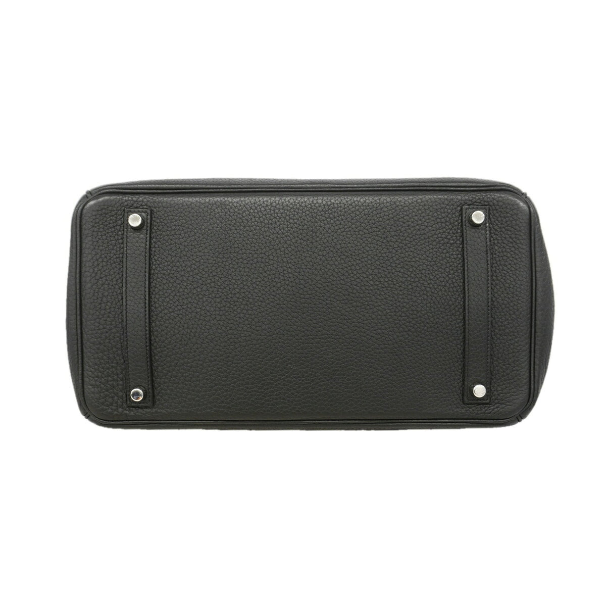Hermes Black Togo Leather Handbag (Pre-Owned)