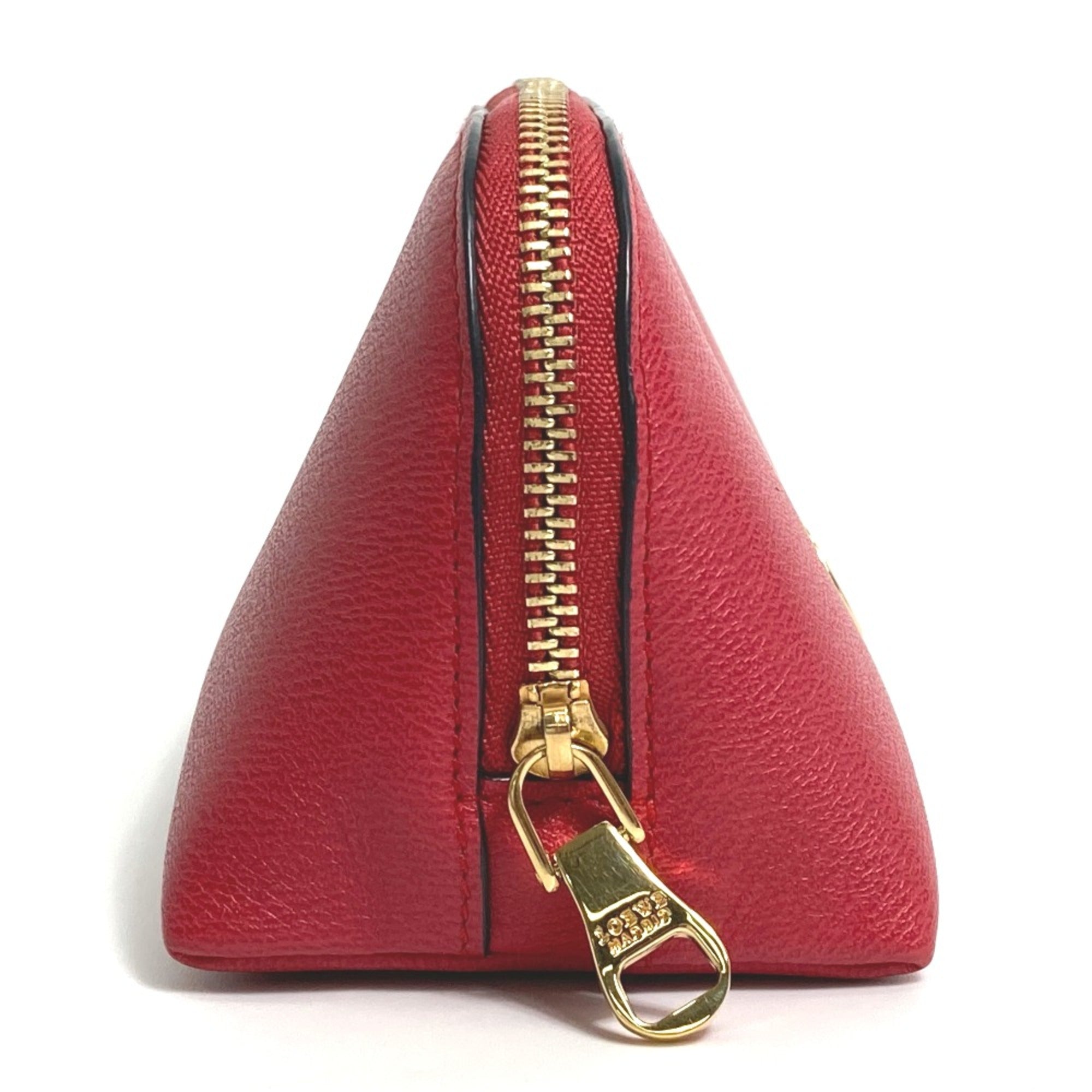 Loewe Red Leather Pouch (Pre-Owned)