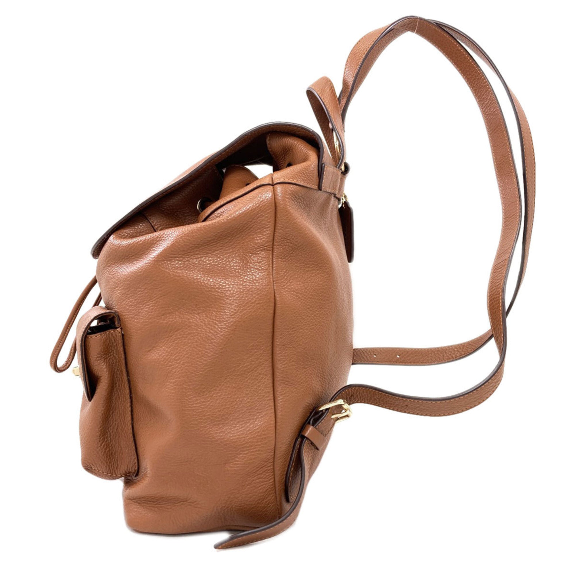 Coach Brown Leather Backpack (Pre-Owned)