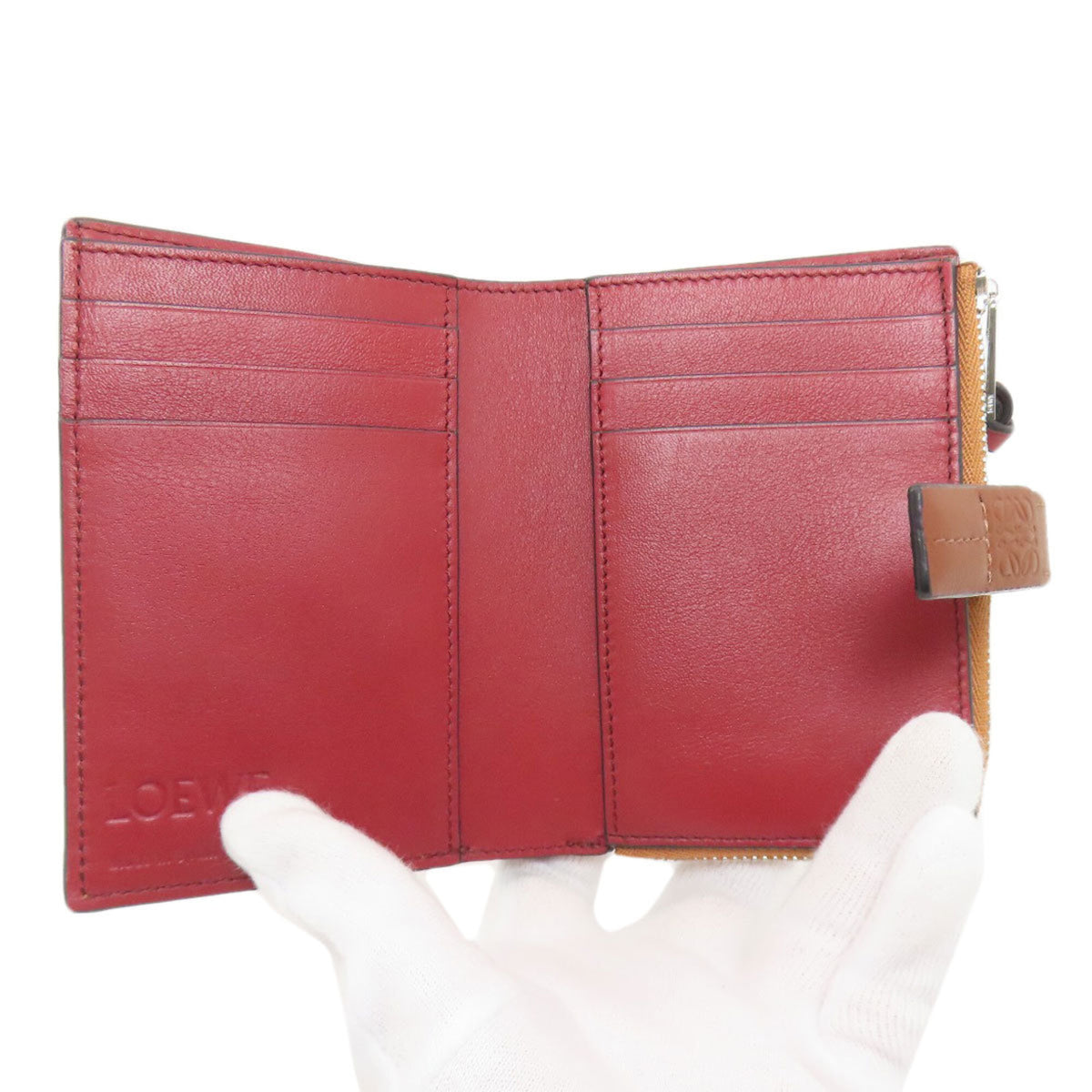 Loewe Brown Leather Wallet (Bi-Fold) (Pre-Owned)