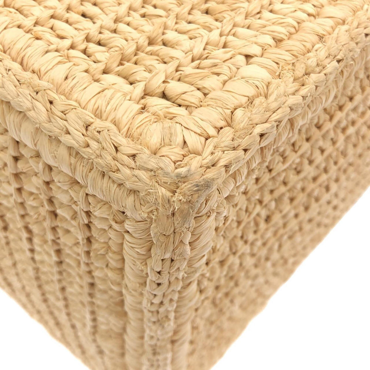 Louis Vuitton Beige Natural Raffia Handbag (Pre-Owned)