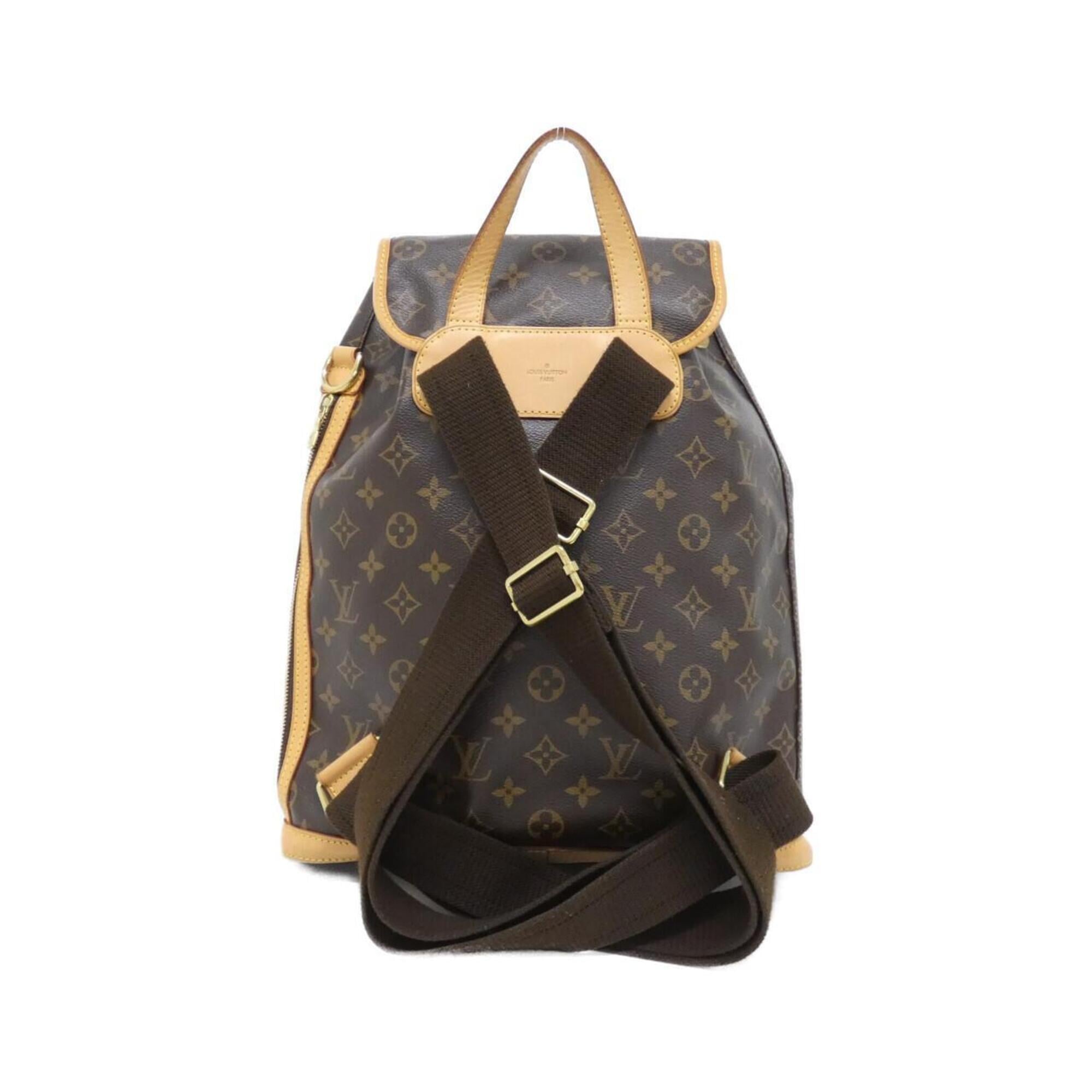 Louis Vuitton Brown Coated Canvas Backpack (Pre-Owned)