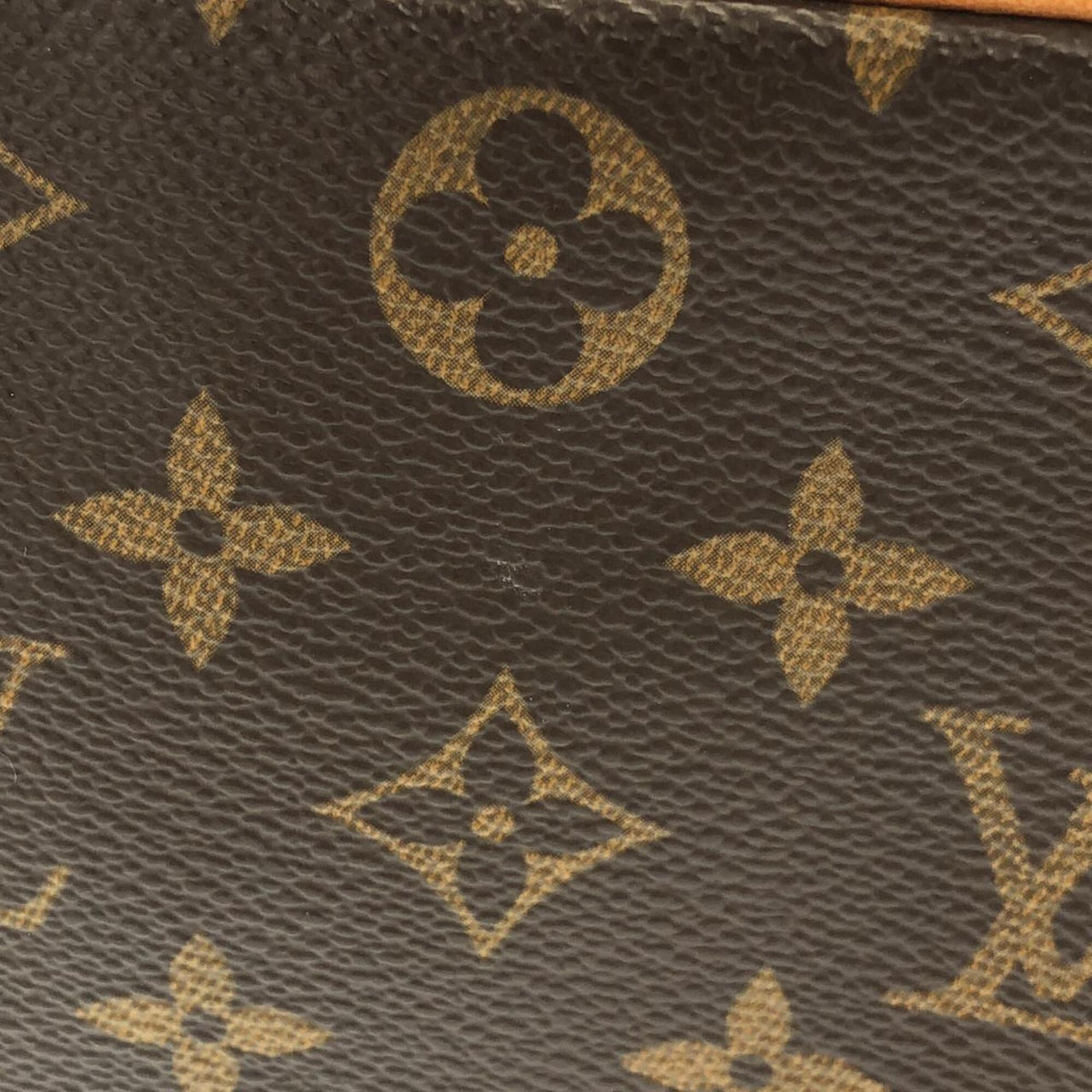 Louis Vuitton Marron Coated Canvas Pochette Shoulder Bag (Pre-Owned)