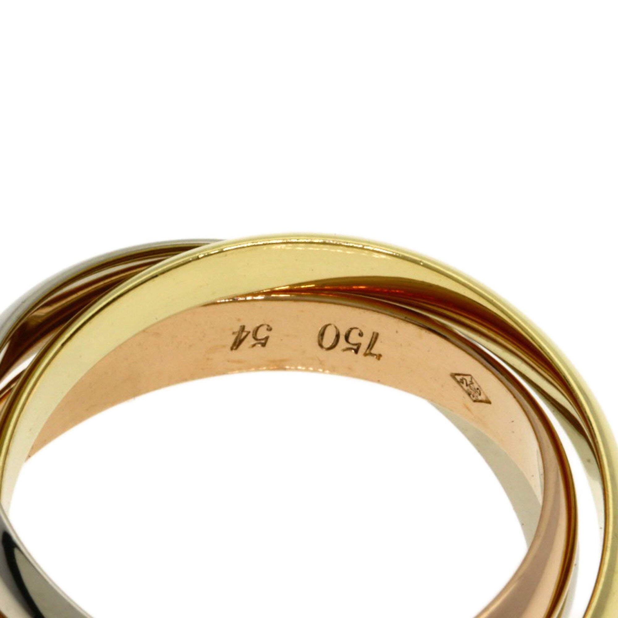 Cartier Trinity Yellow Gold (18K) Pink Gold (18K) White Gold (18K) Band Ring (Pre-Owned)