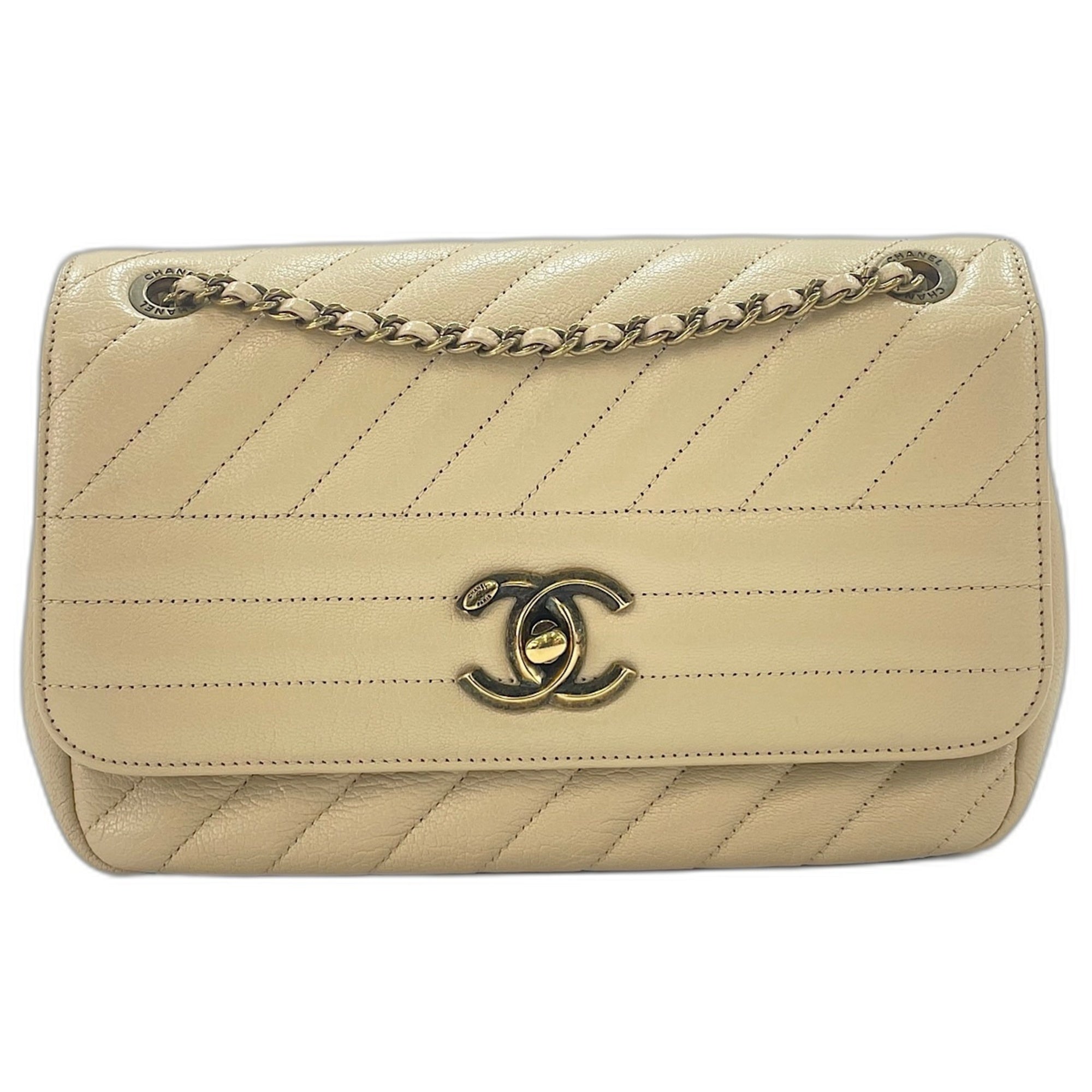 Chanel Beige Shoulder Bag (Pre-Owned)