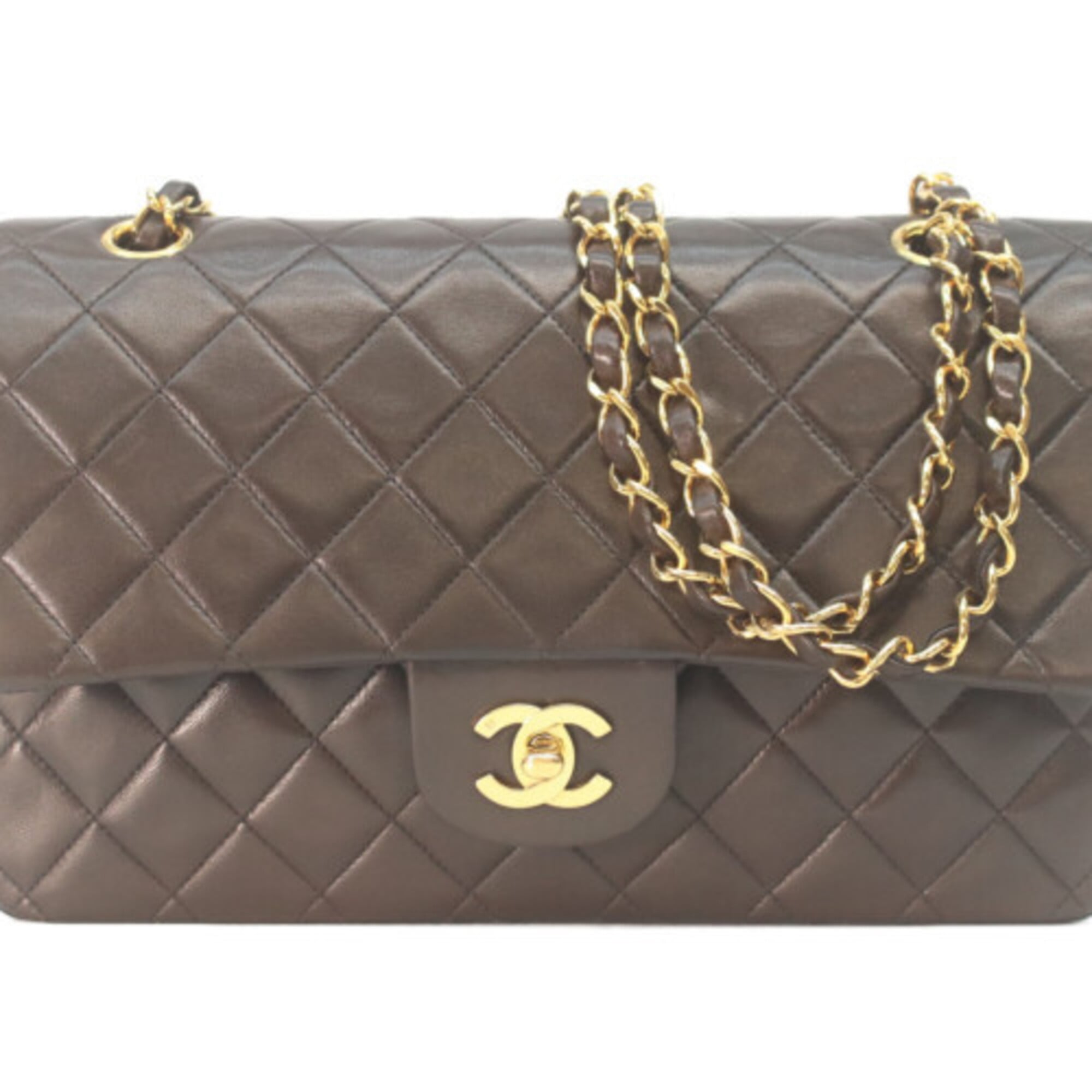 Chanel Black Leather Shoulder Bag (Pre-Owned)