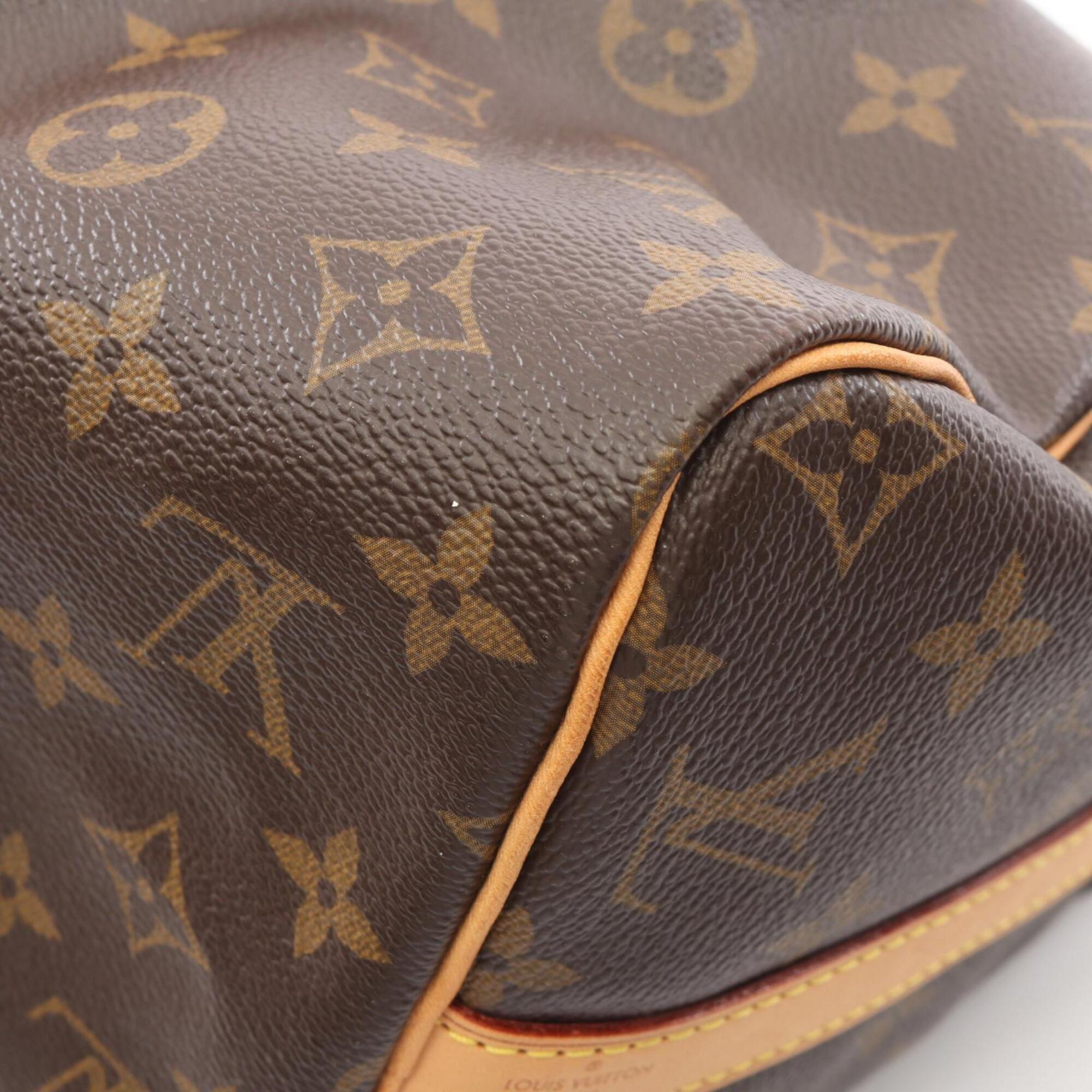 Louis Vuitton Brown Pvc Coated Canvas Leather Handbag (Pre-Owned)