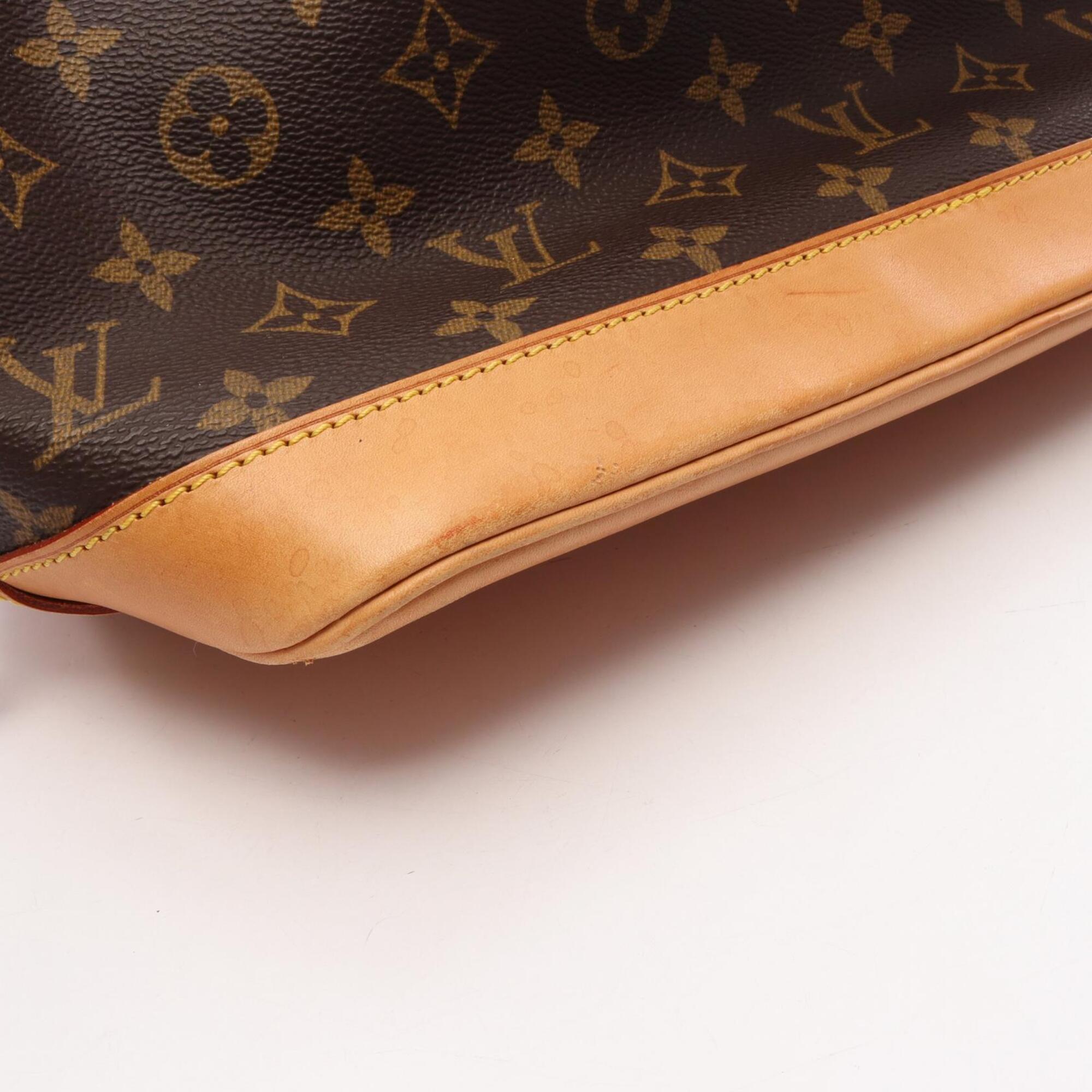 Louis Vuitton Brown Coated Canvas Leather Handbag (Pre-Owned)
