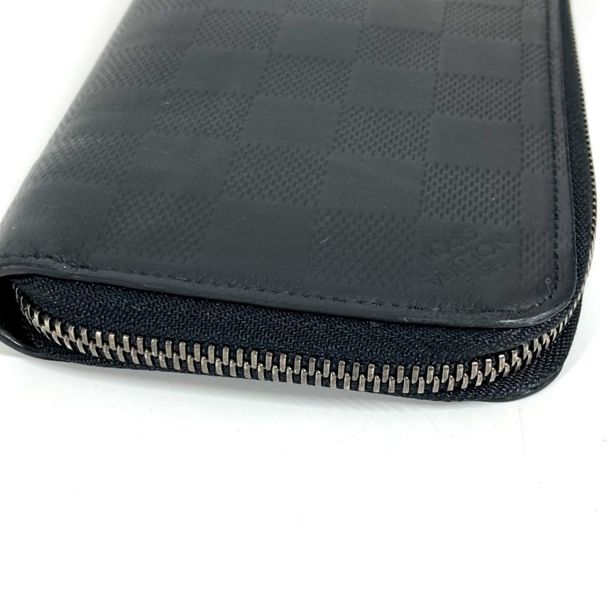 Louis Vuitton Black Infini Onyx Damier Infini Long Wallet (Bi-Fold) (Pre-Owned)