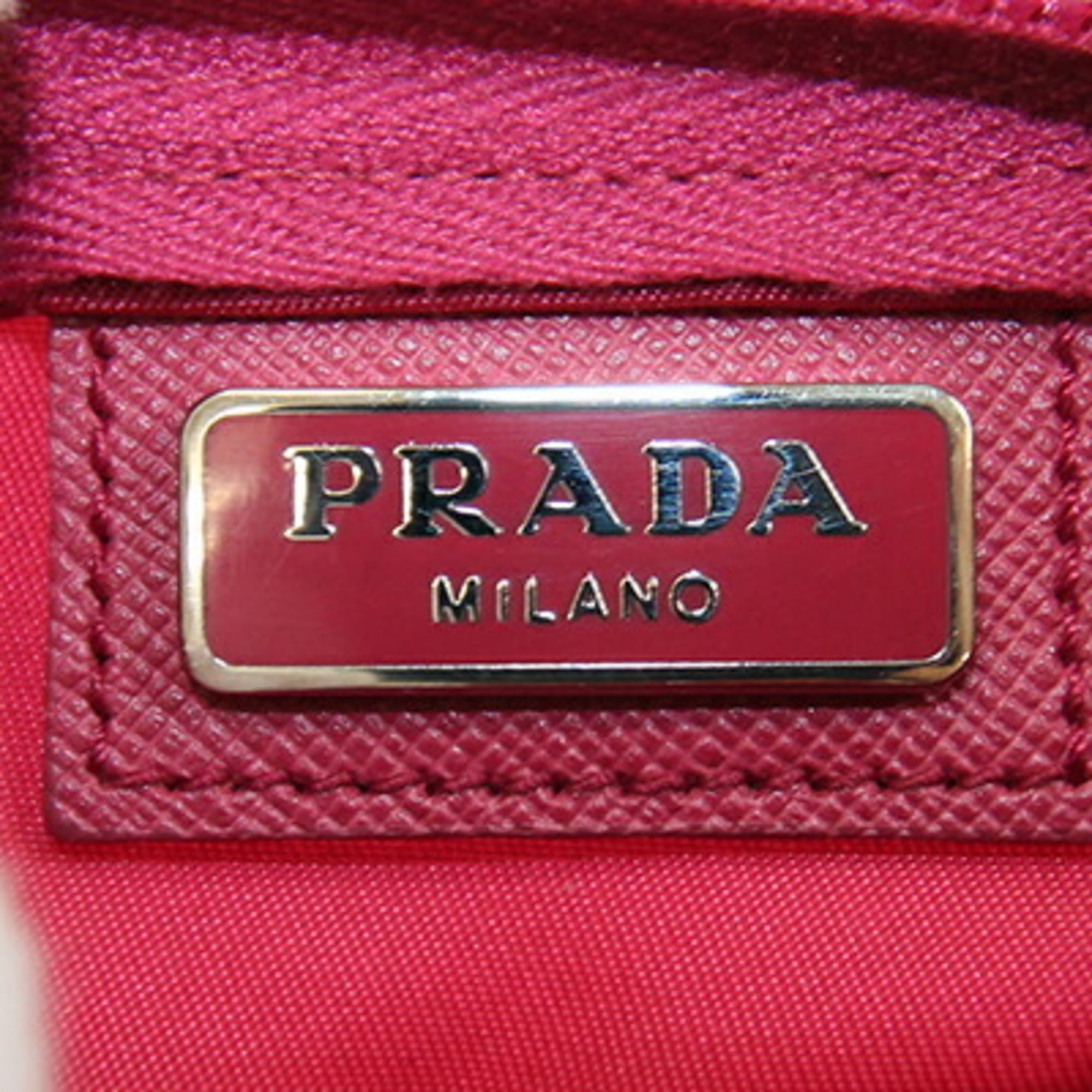Prada Pink Nylon Pouch (Pre-Owned)