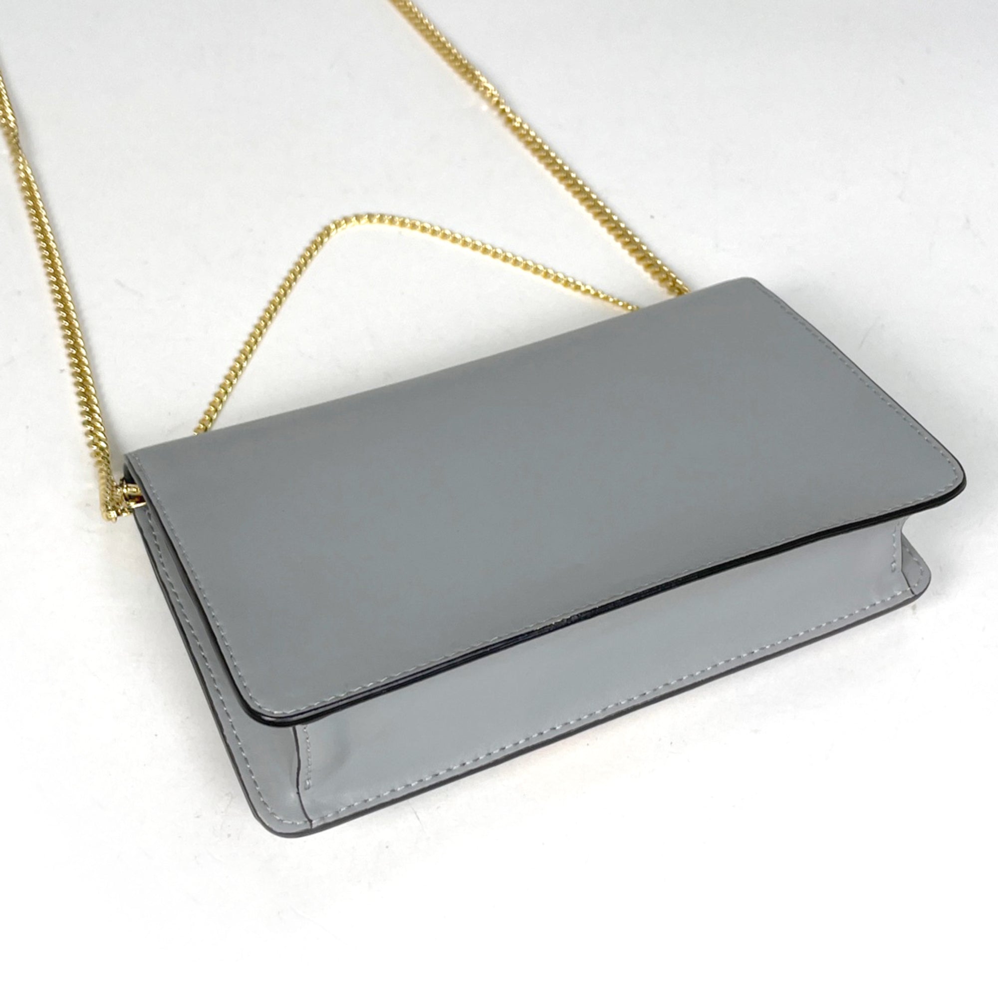 Fendi Gray Multi-Color Leather Shoulder Bag (Pre-Owned)