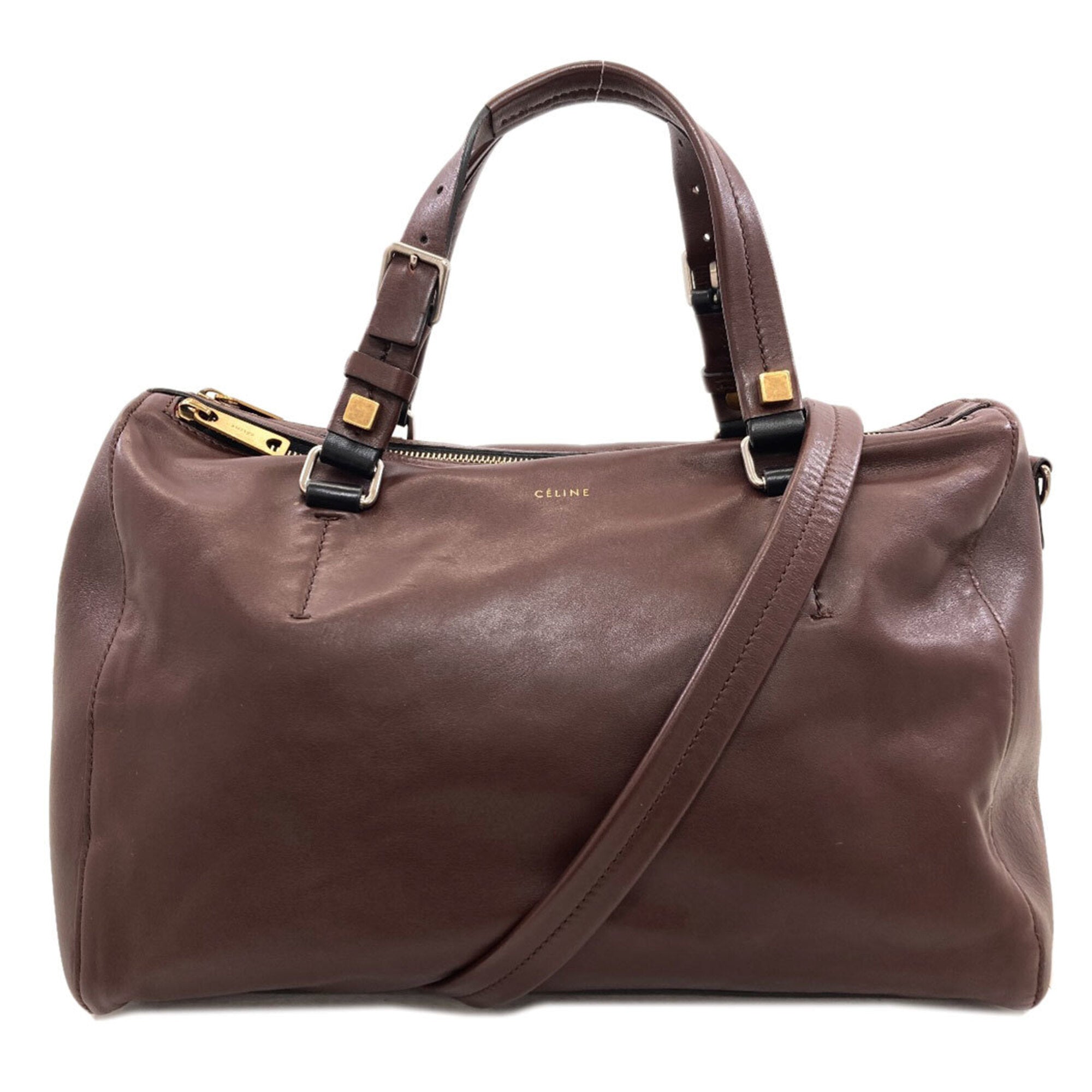 Celine Brown Leather Handbag (Pre-Owned)