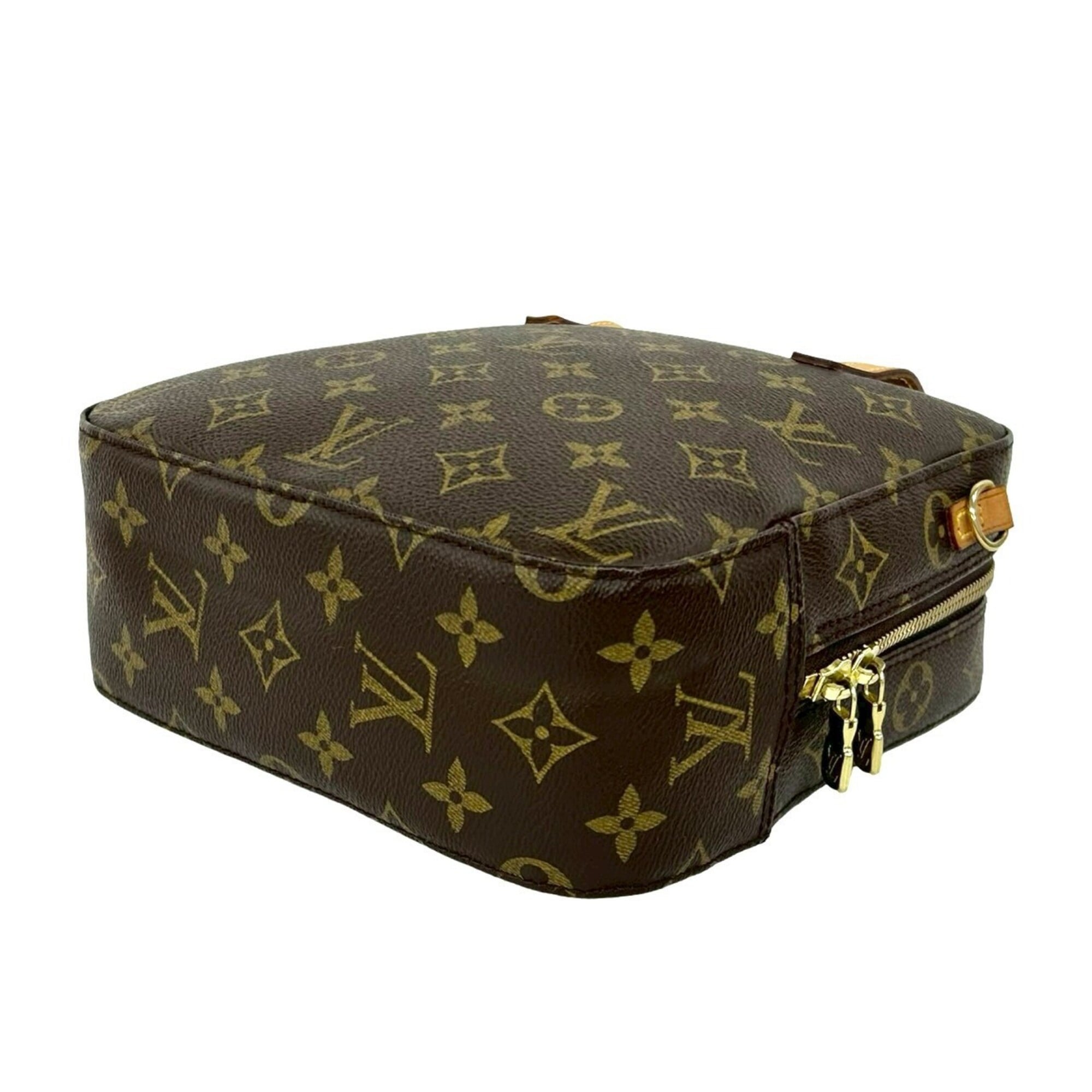 Louis Vuitton Brown Pvc Leather Pochette Shoulder Bag (Pre-Owned)