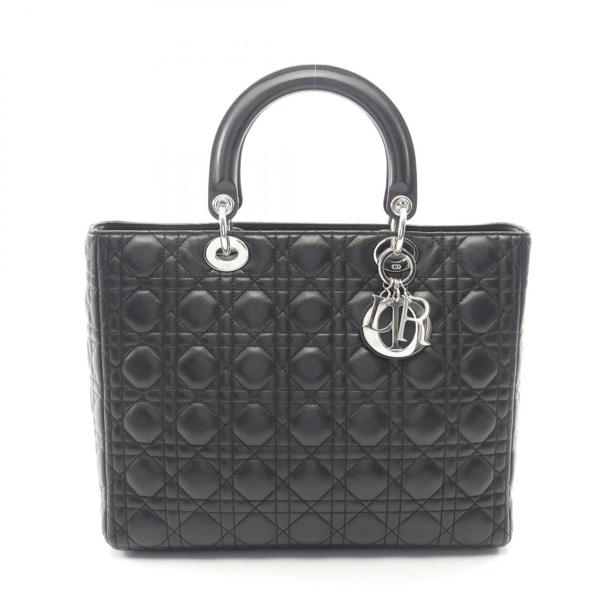 Christian Dior Black Leather Handbag (Pre-Owned)