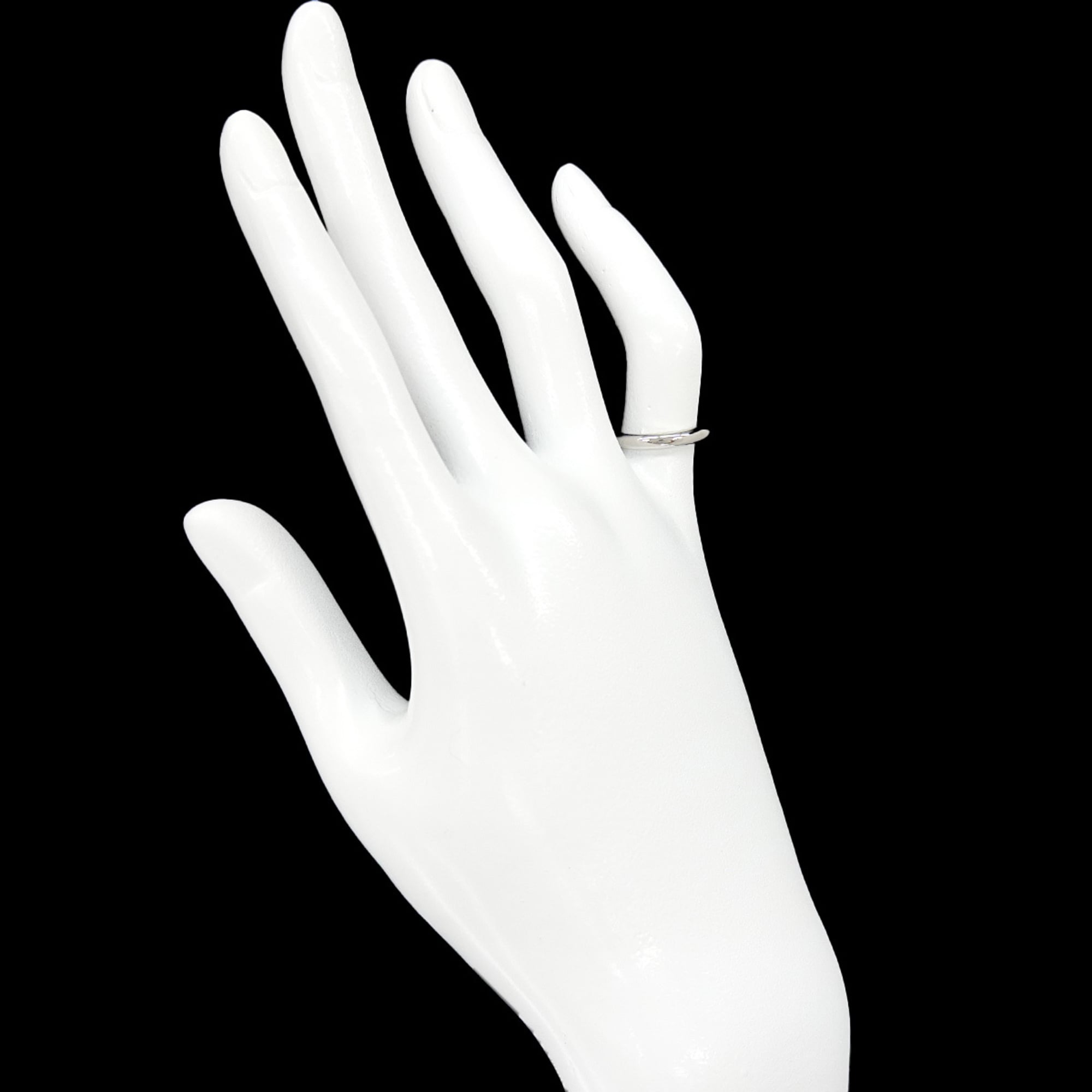 Bvlgari Platinum Platinum 950 Band Ring (Pre-Owned)