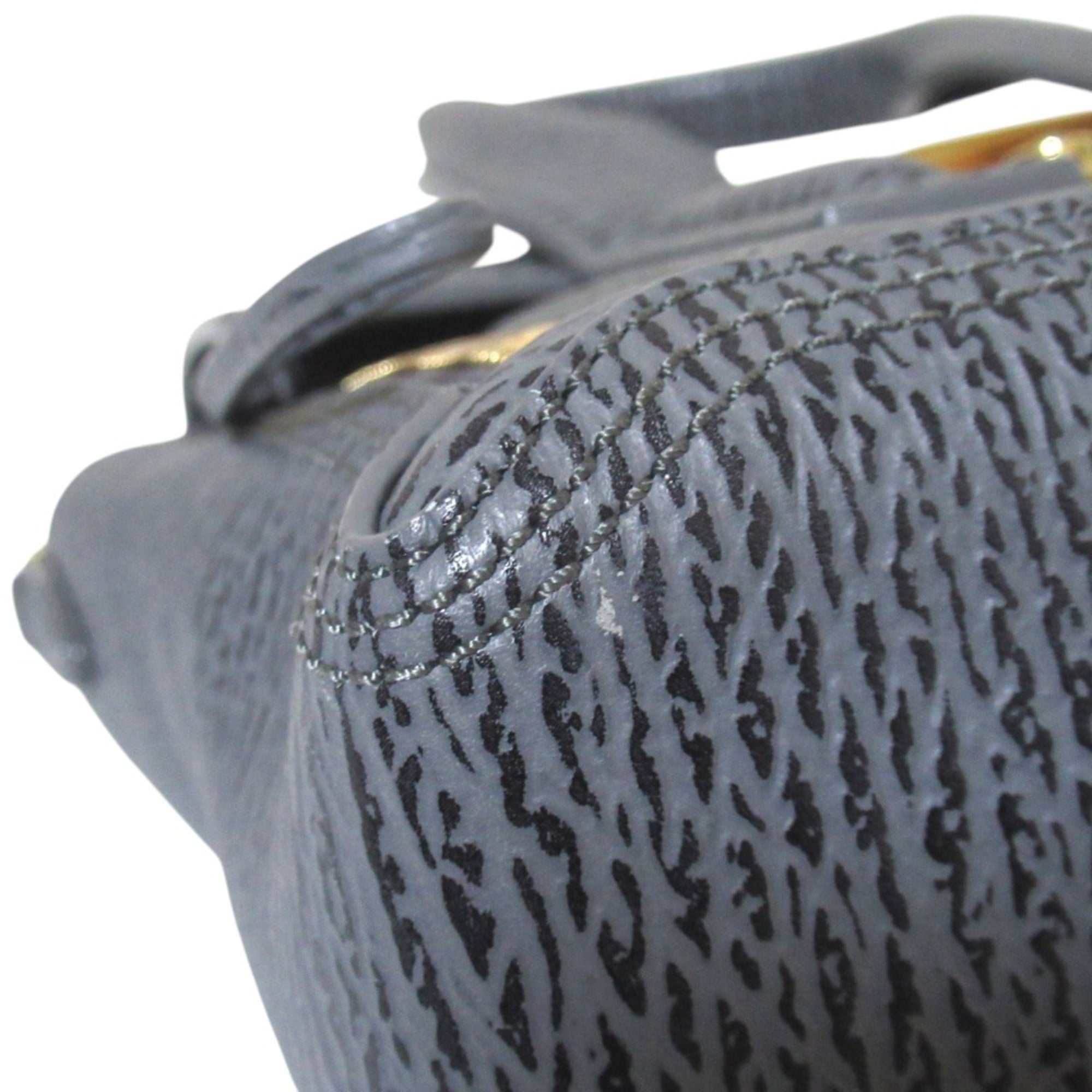 3.1 Phillip Lim Gray Leather Handbag Shoulder Bag (Pre-Owned)