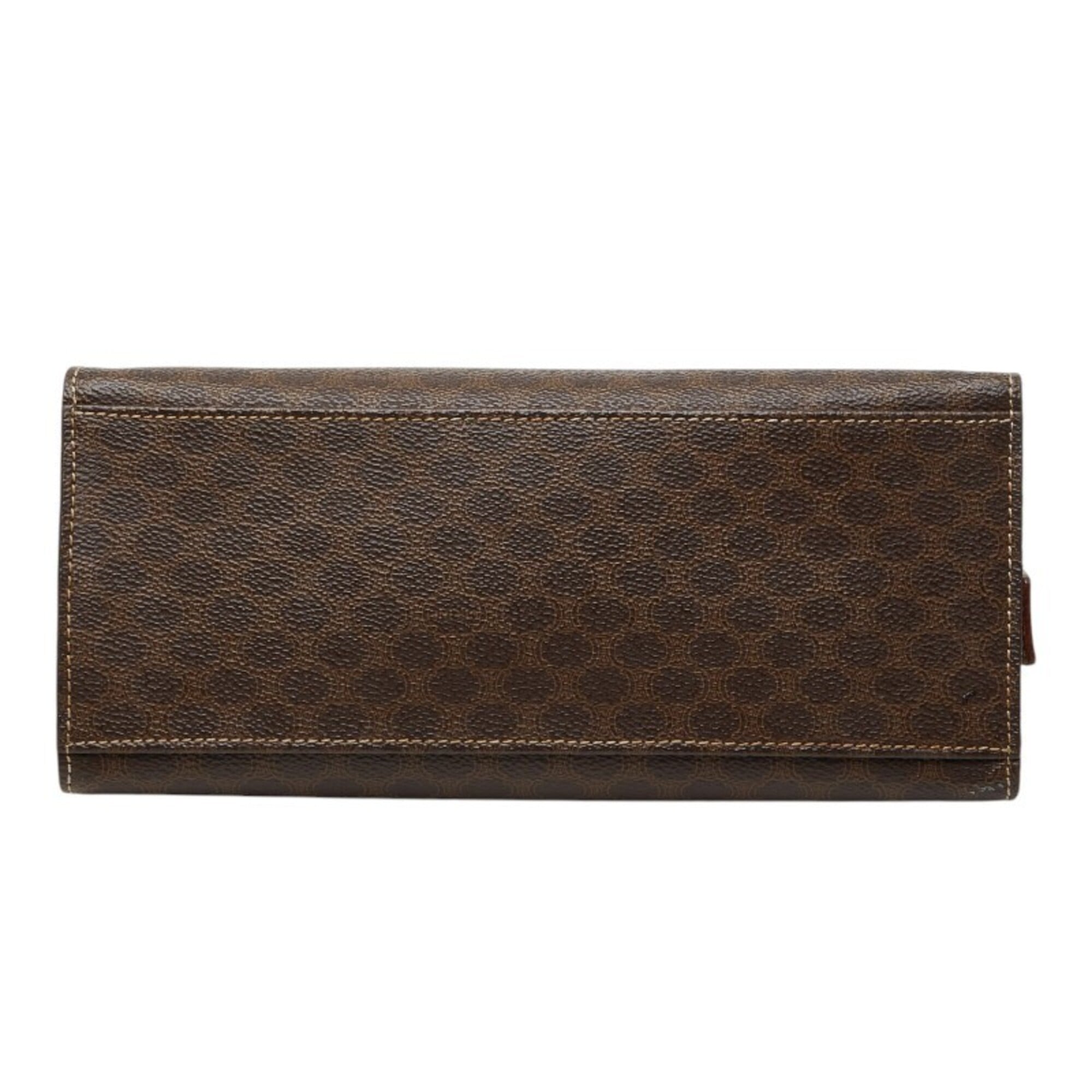Celine Brown Pvc Leather Handbag (Pre-Owned)