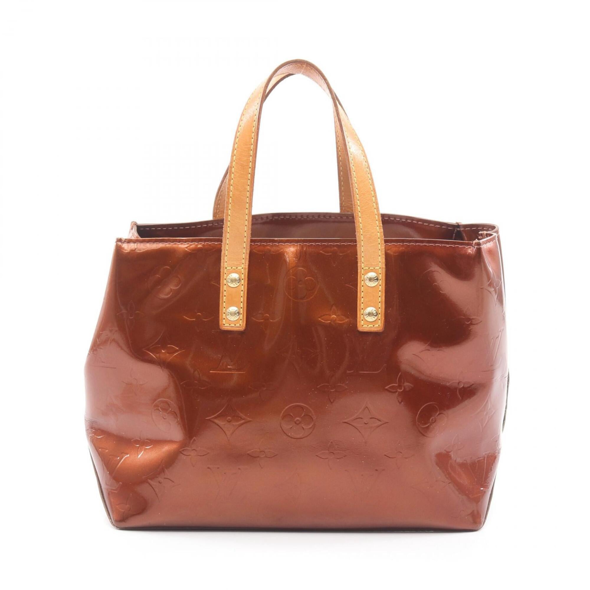 Louis Vuitton Bronze Brown Vernis Handbag (Pre-Owned)