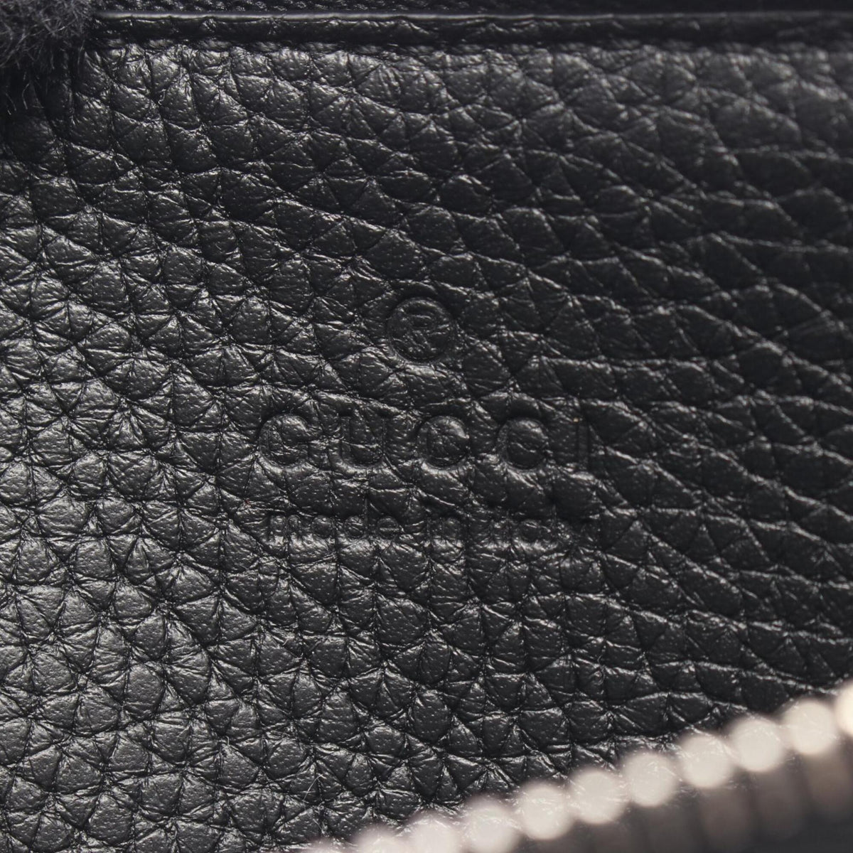Gucci Black Leather Coin Purse/Coin Case (Pre-Owned)